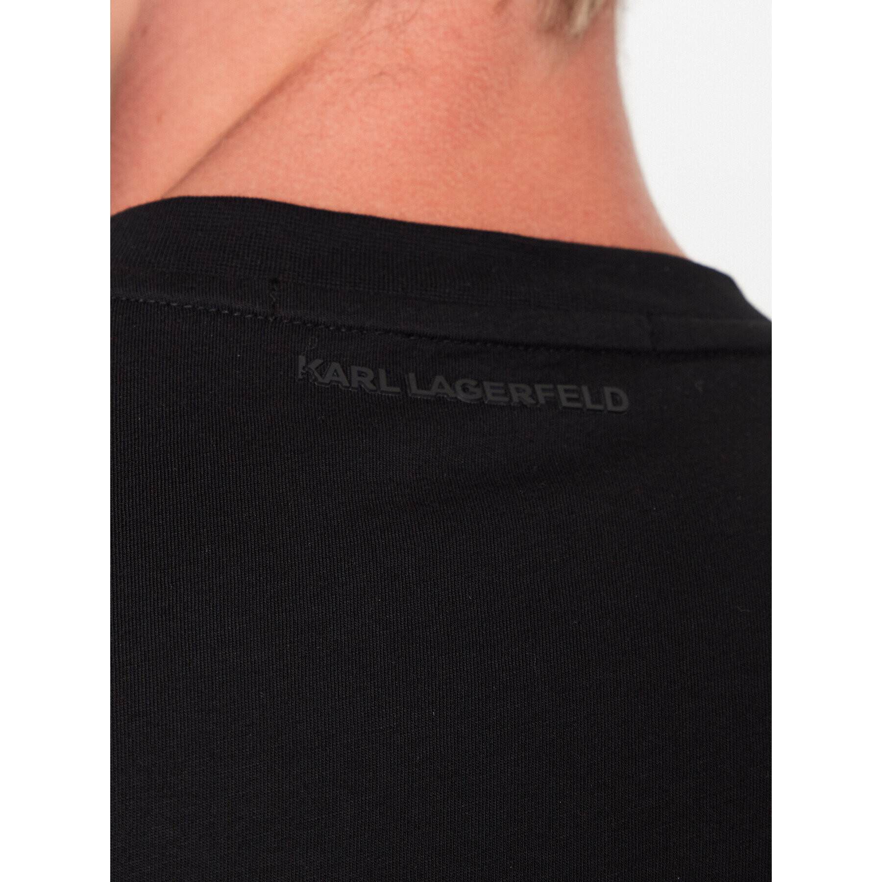 KARL LAGERFELD T-Shirt 755029 532224 Černá Regular Fit - Pepit.cz