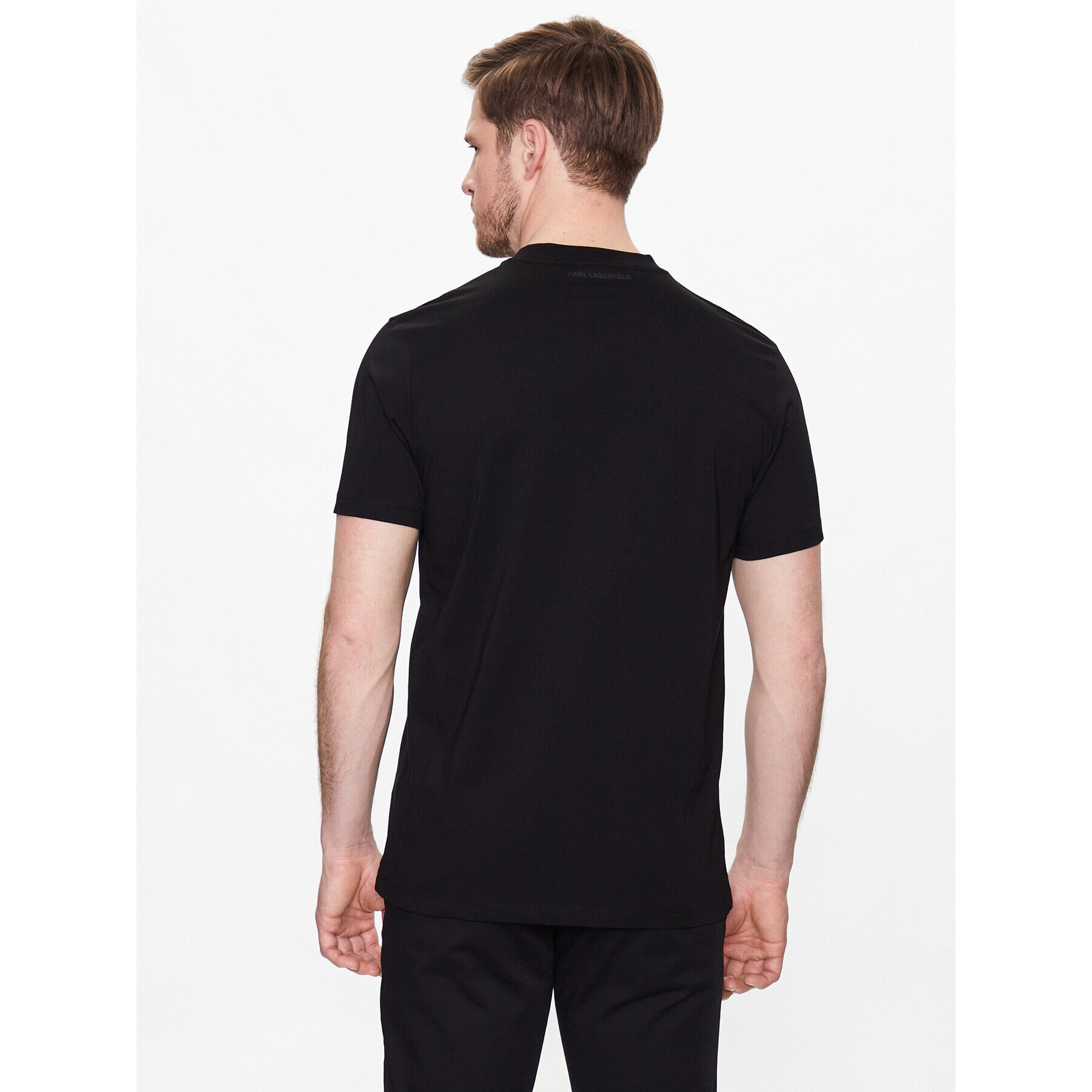 KARL LAGERFELD T-Shirt 755033 532225 Černá Regular Fit - Pepit.cz