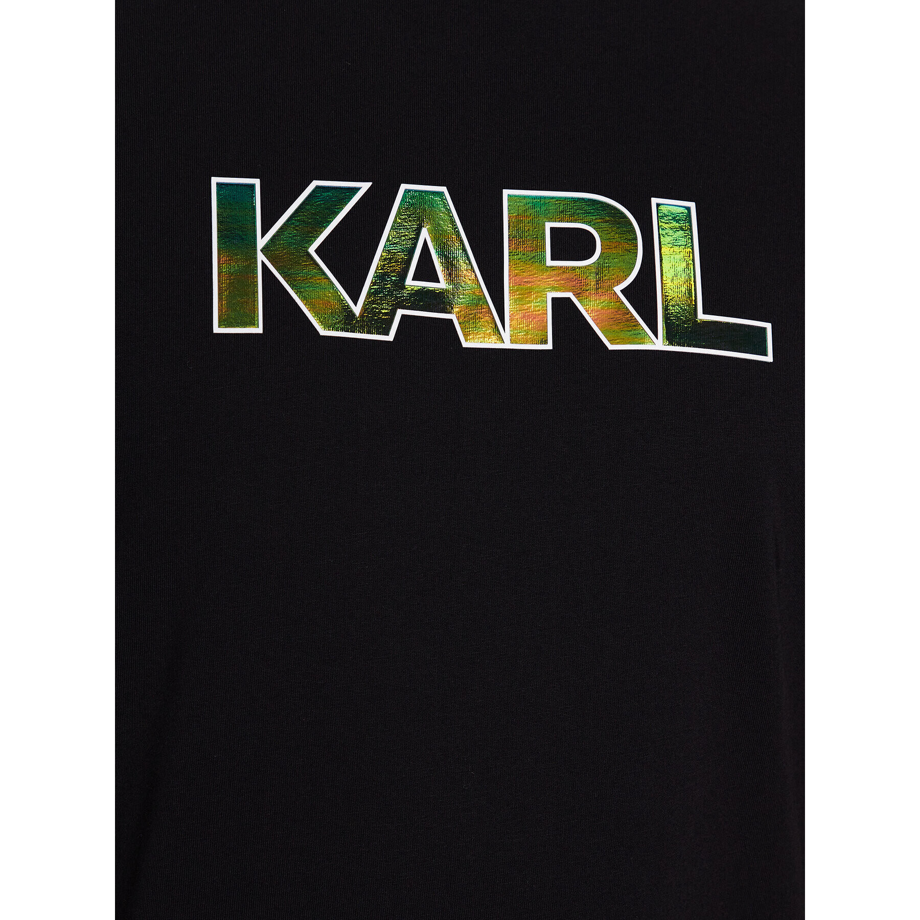 KARL LAGERFELD T-Shirt 755033 532225 Černá Regular Fit - Pepit.cz