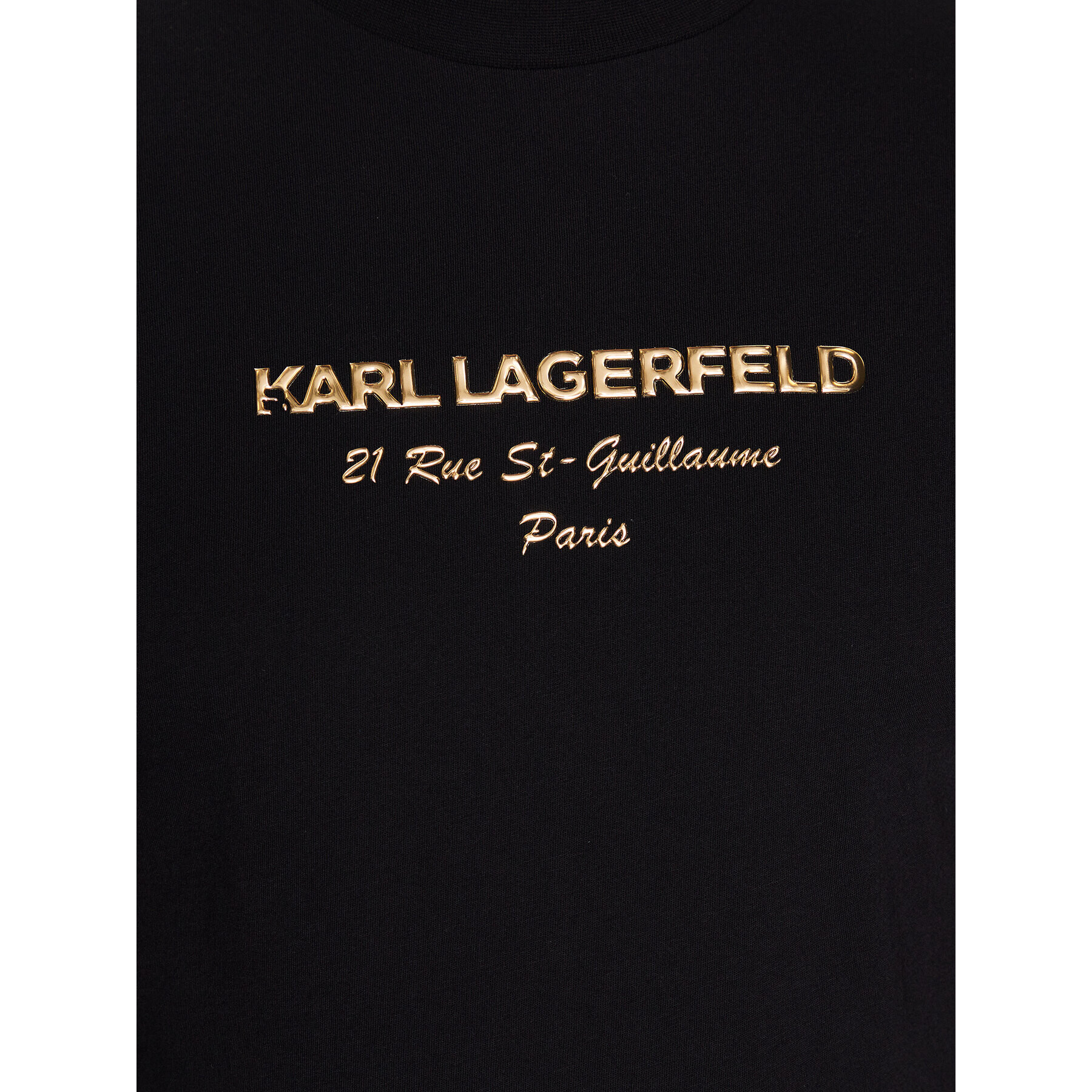 KARL LAGERFELD T-Shirt 755035 532224 Černá Regular Fit - Pepit.cz