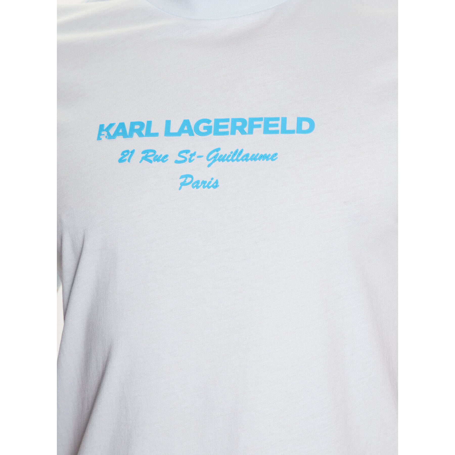 KARL LAGERFELD T-Shirt 755035 532224 Modrá Regular Fit - Pepit.cz