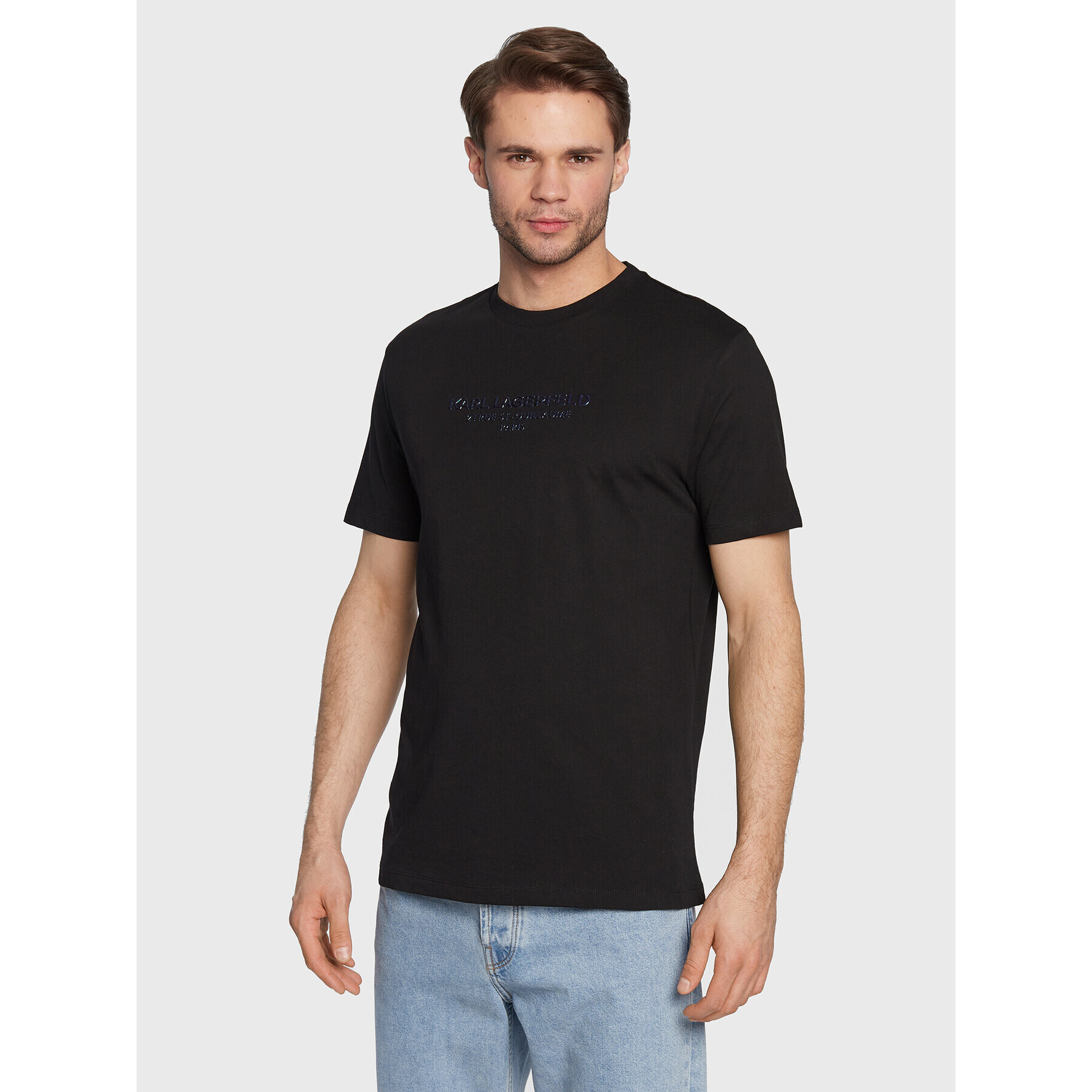 KARL LAGERFELD T-Shirt 755038 524224 Černá Regular Fit - Pepit.cz