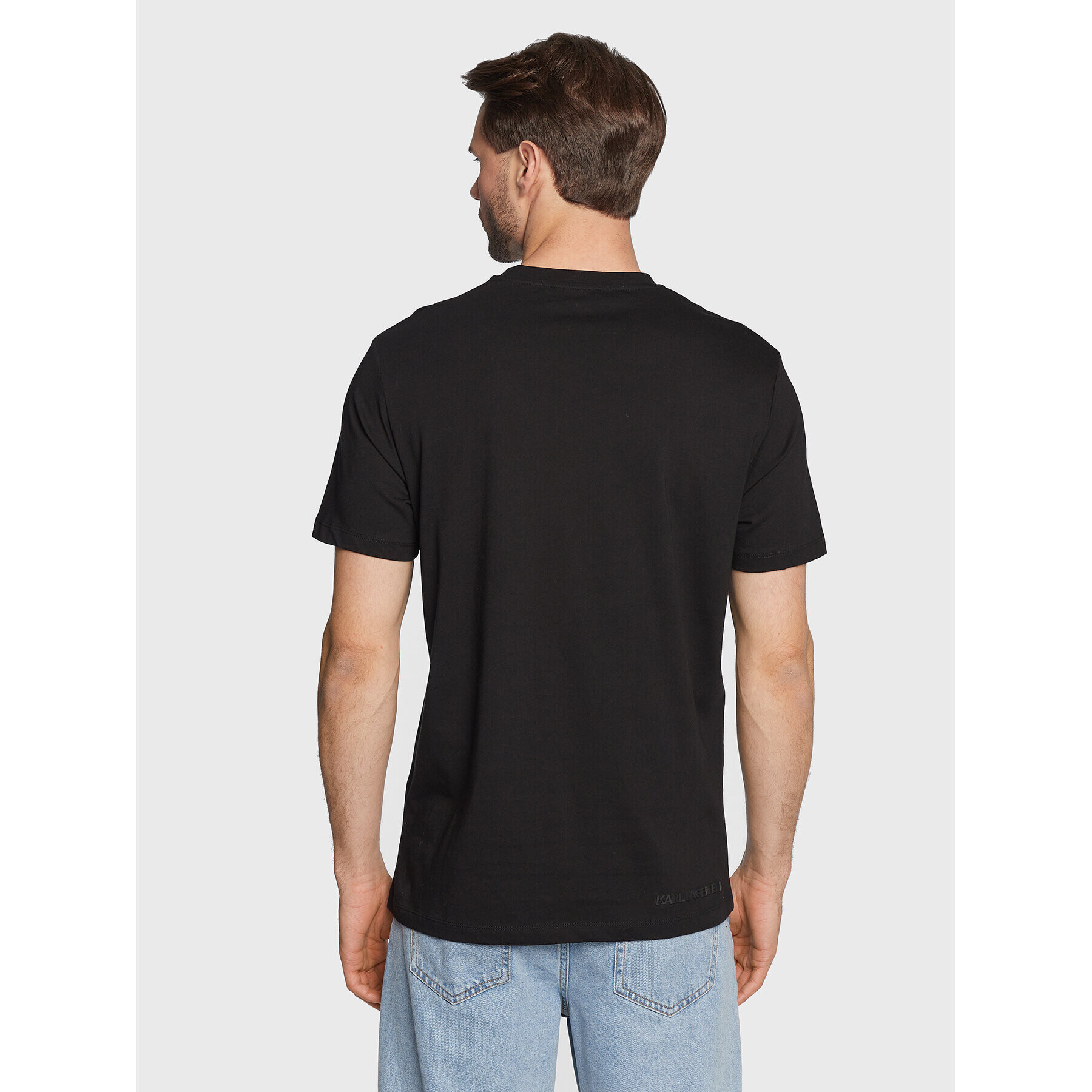 KARL LAGERFELD T-Shirt 755038 524224 Černá Regular Fit - Pepit.cz