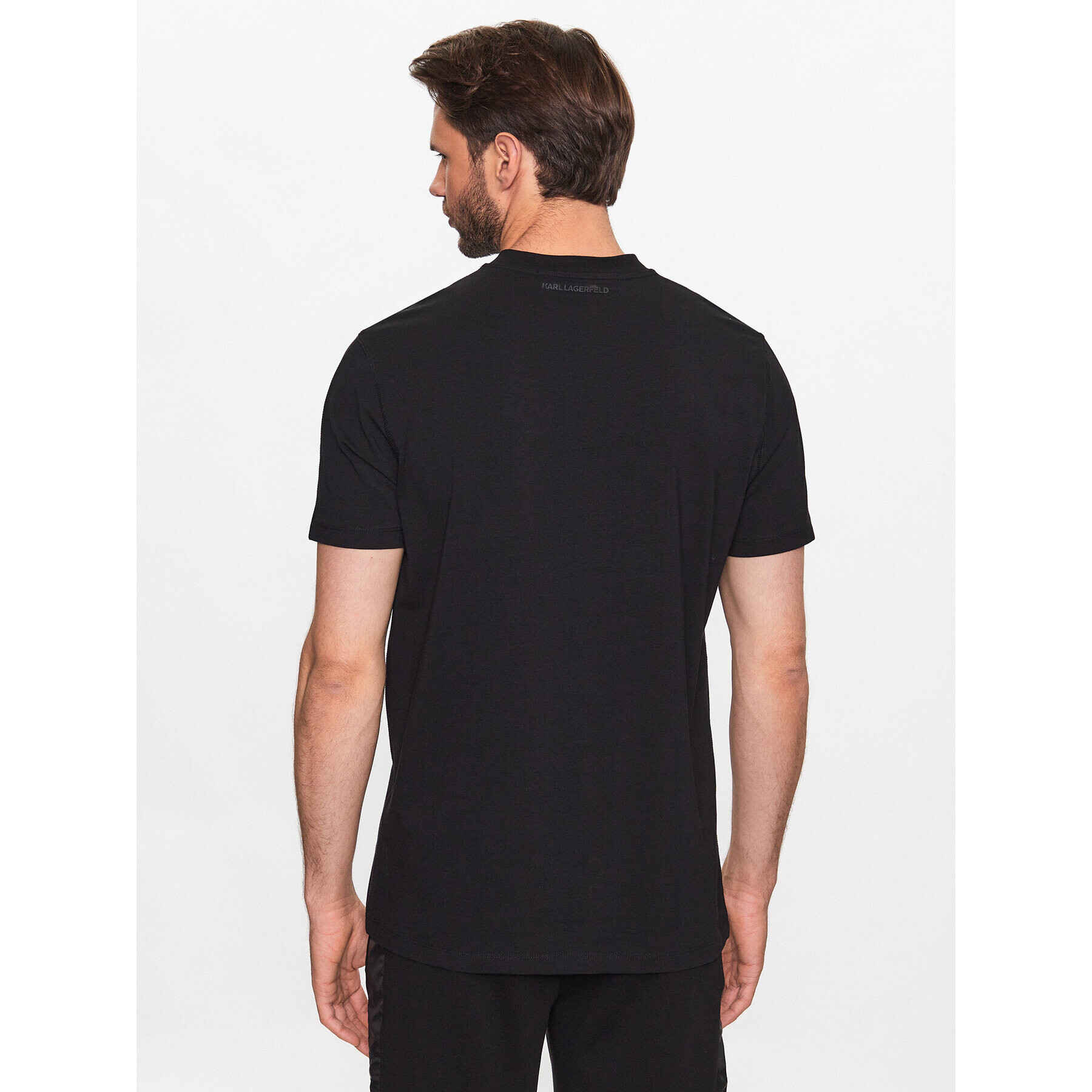 KARL LAGERFELD T-Shirt 755038 532221 Černá Regular Fit - Pepit.cz