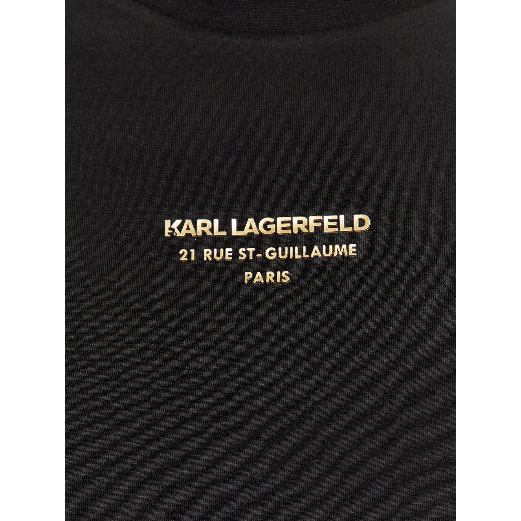 KARL LAGERFELD T-Shirt 755038 534221 Černá Regular Fit - Pepit.cz