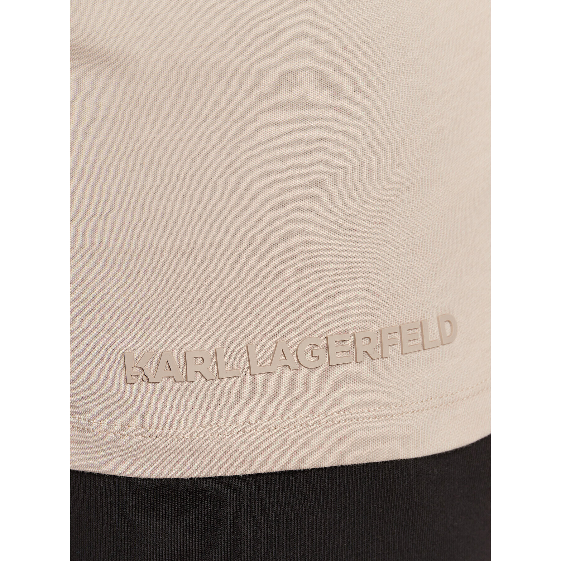 KARL LAGERFELD T-Shirt 755042 524225 Béžová Regular Fit - Pepit.cz