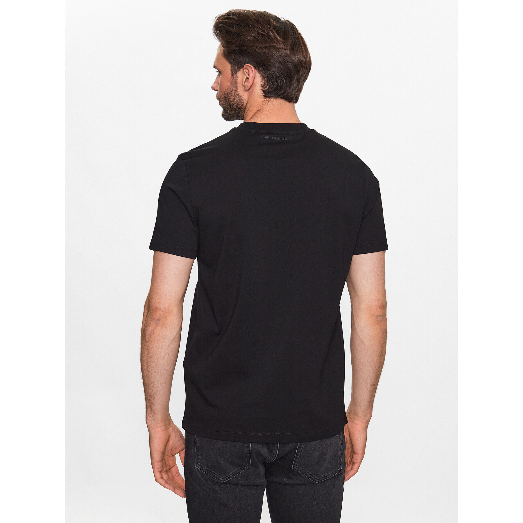 KARL LAGERFELD T-Shirt 755048 532225 Černá Regular Fit - Pepit.cz