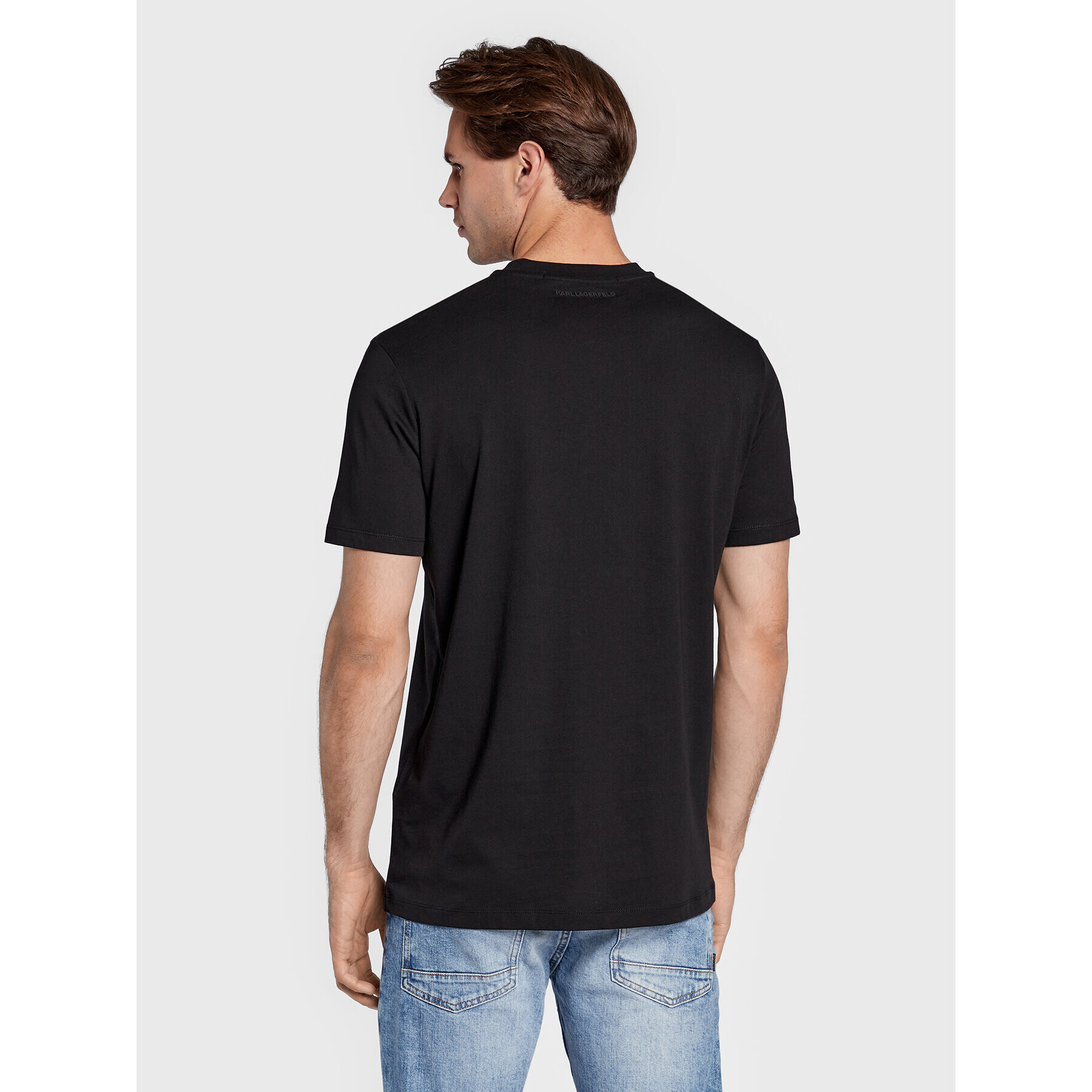 KARL LAGERFELD T-Shirt 755053 524224 Černá Regular Fit - Pepit.cz