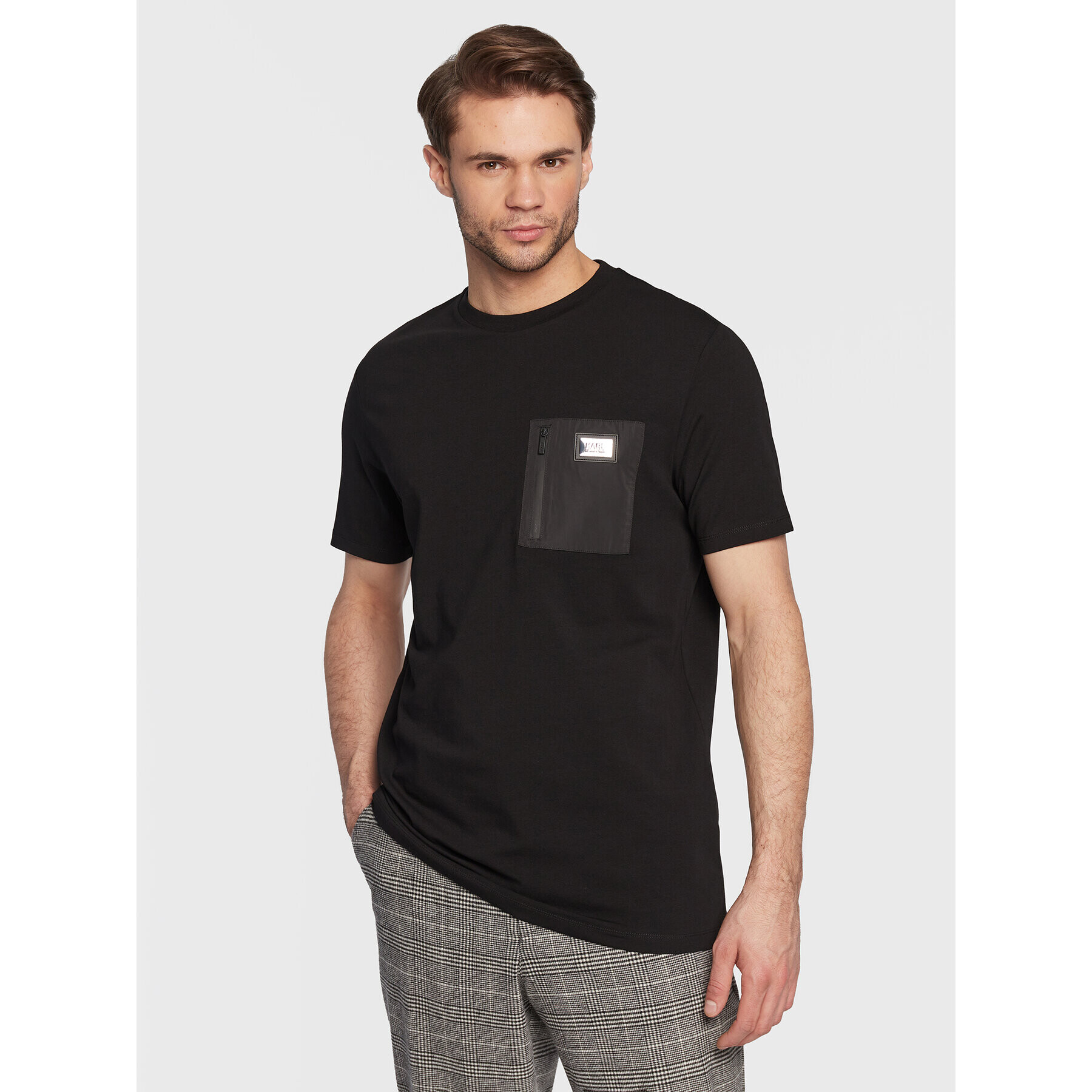 KARL LAGERFELD T-Shirt 755054 524221 Černá Regular Fit - Pepit.cz