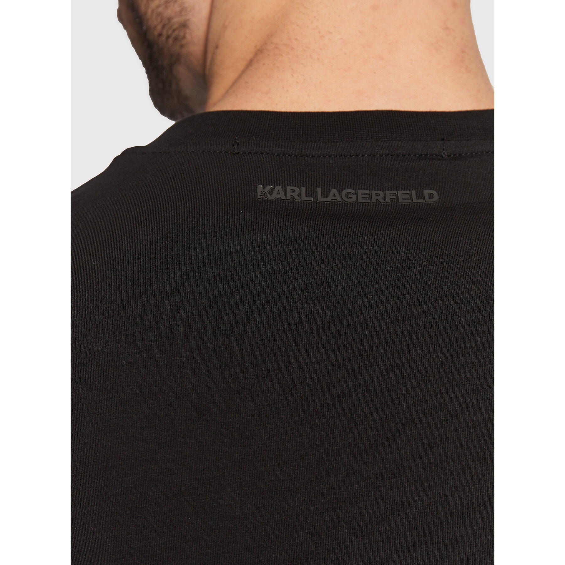 KARL LAGERFELD T-Shirt 755054 524221 Černá Regular Fit - Pepit.cz