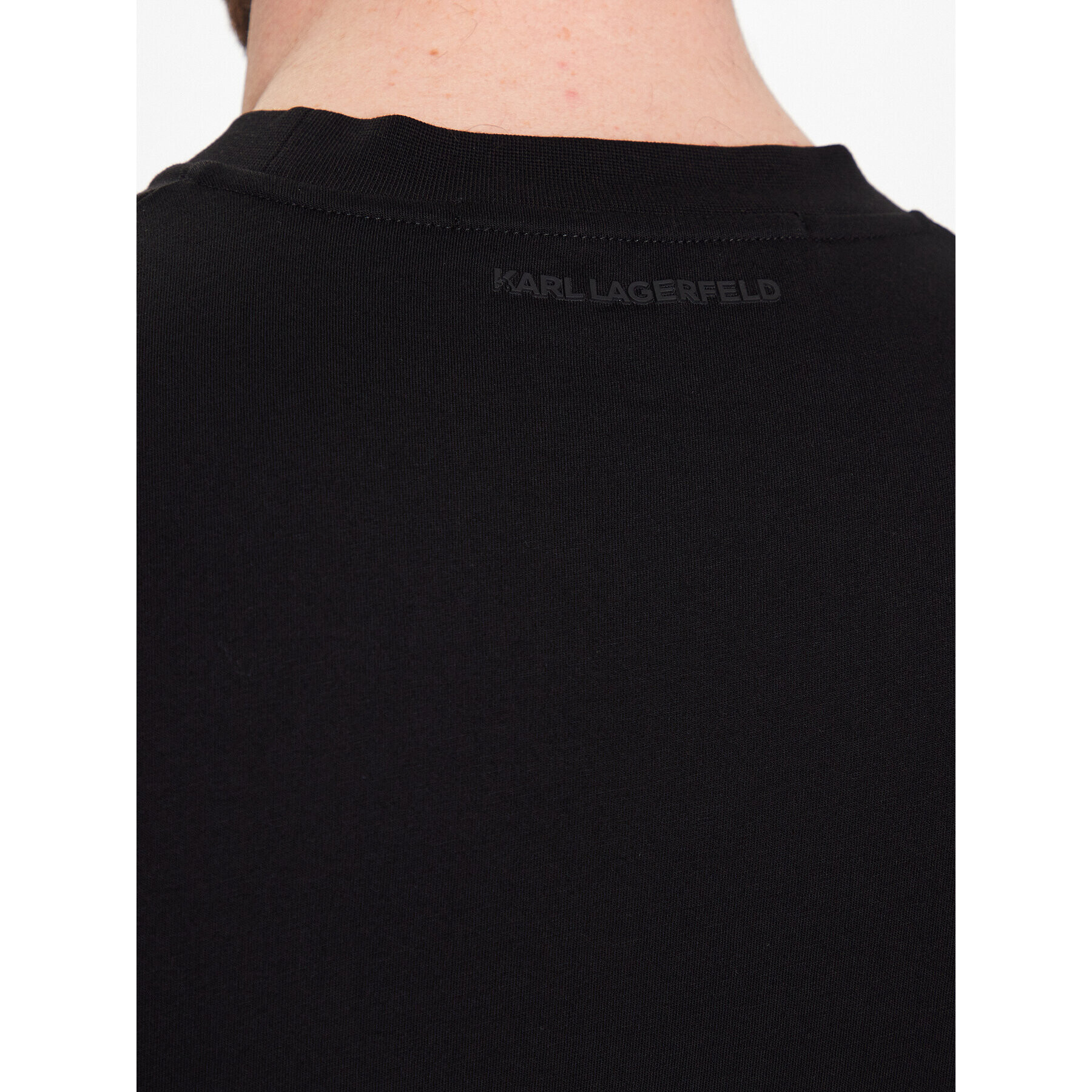 KARL LAGERFELD T-Shirt 755054 532224 Černá Regular Fit - Pepit.cz