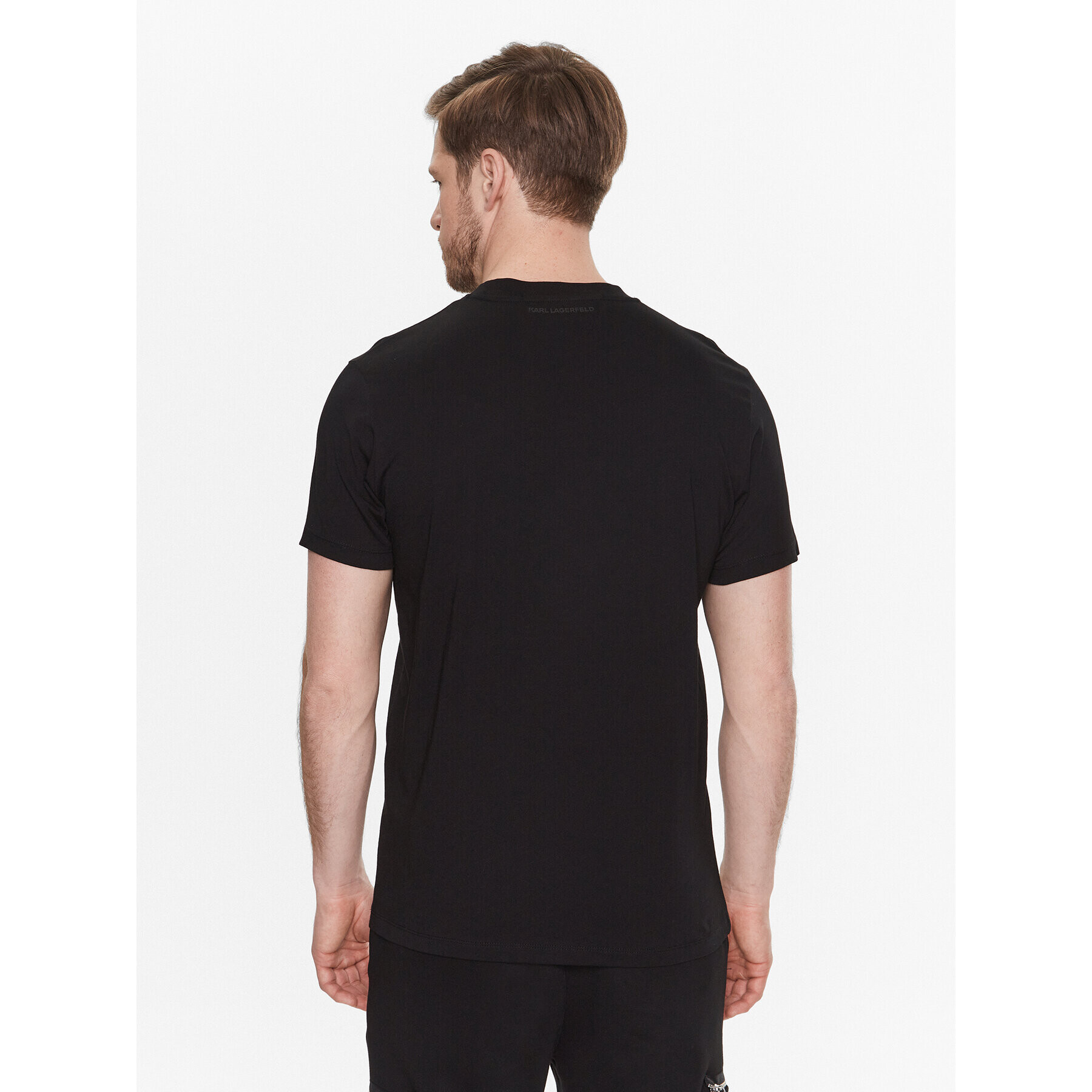 KARL LAGERFELD T-Shirt 755054 532224 Černá Regular Fit - Pepit.cz