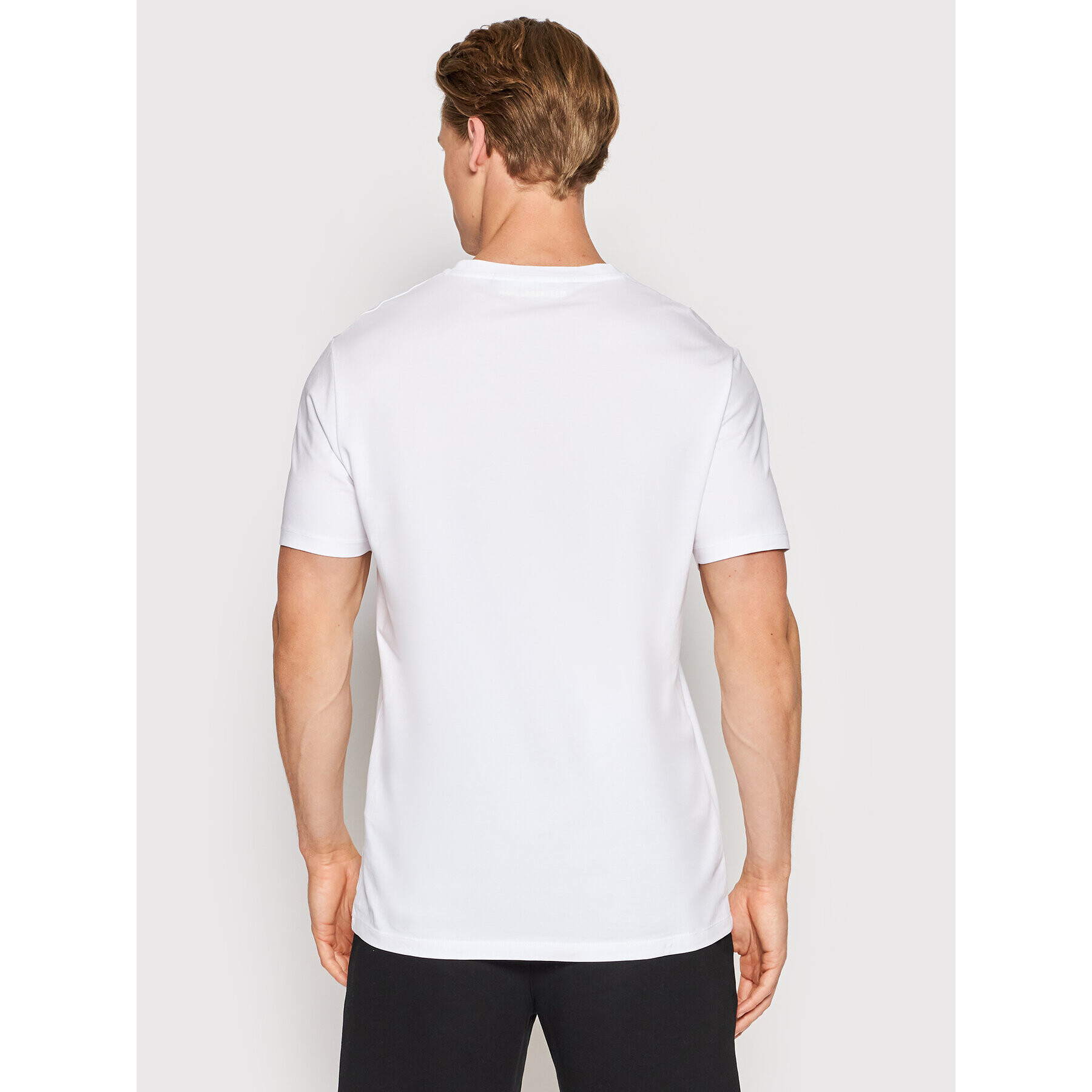 KARL LAGERFELD T-Shirt 755056 Bílá Regular Fit - Pepit.cz