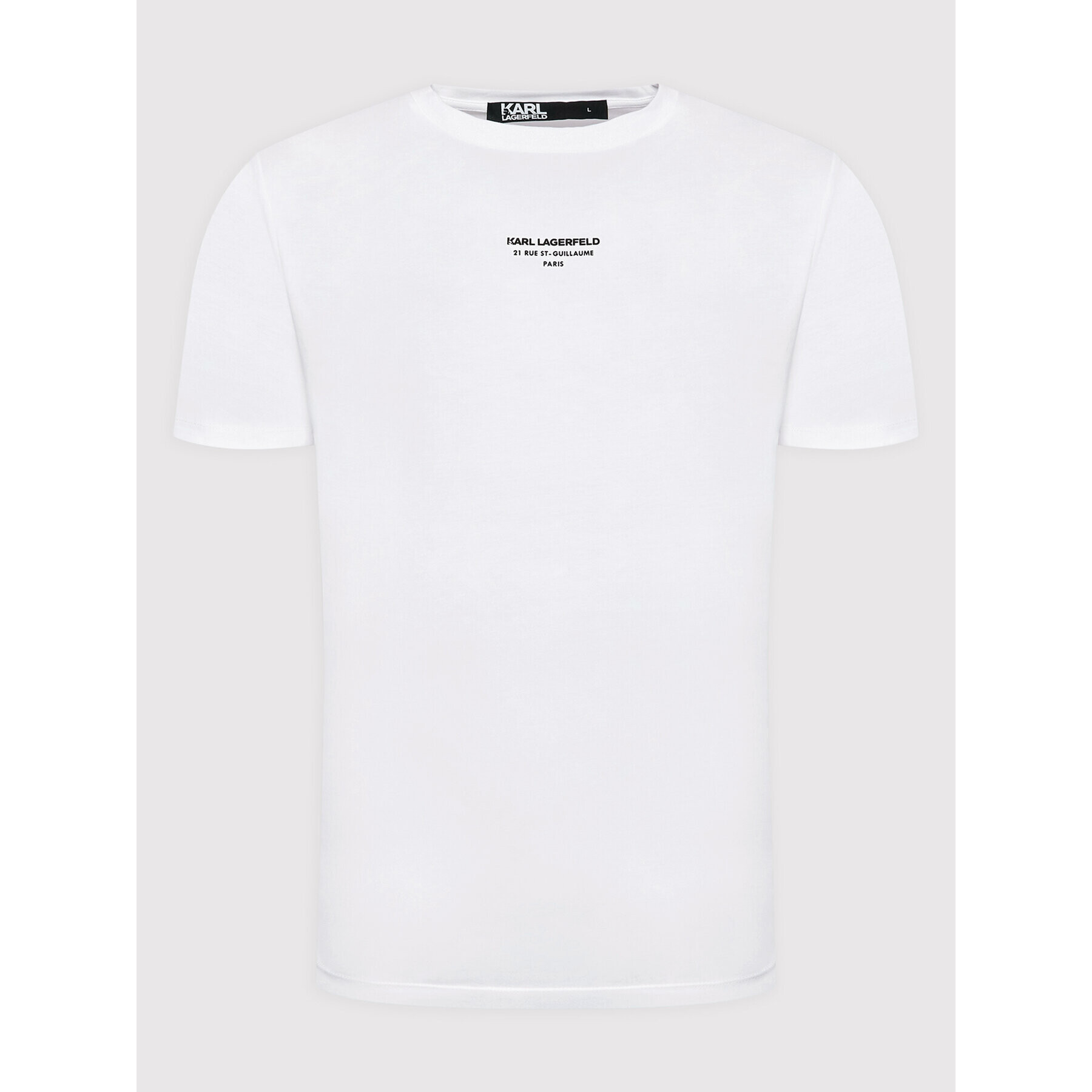 KARL LAGERFELD T-Shirt 755056 Bílá Regular Fit - Pepit.cz