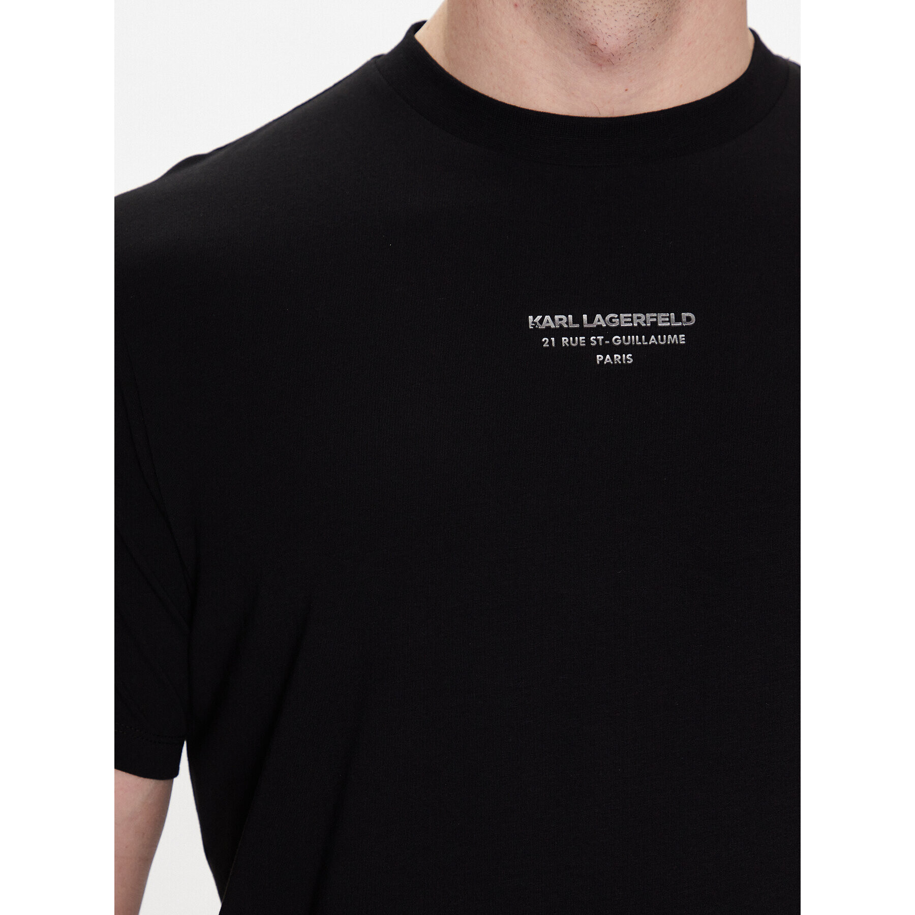 KARL LAGERFELD T-Shirt 755059 532221 Černá Regular Fit - Pepit.cz