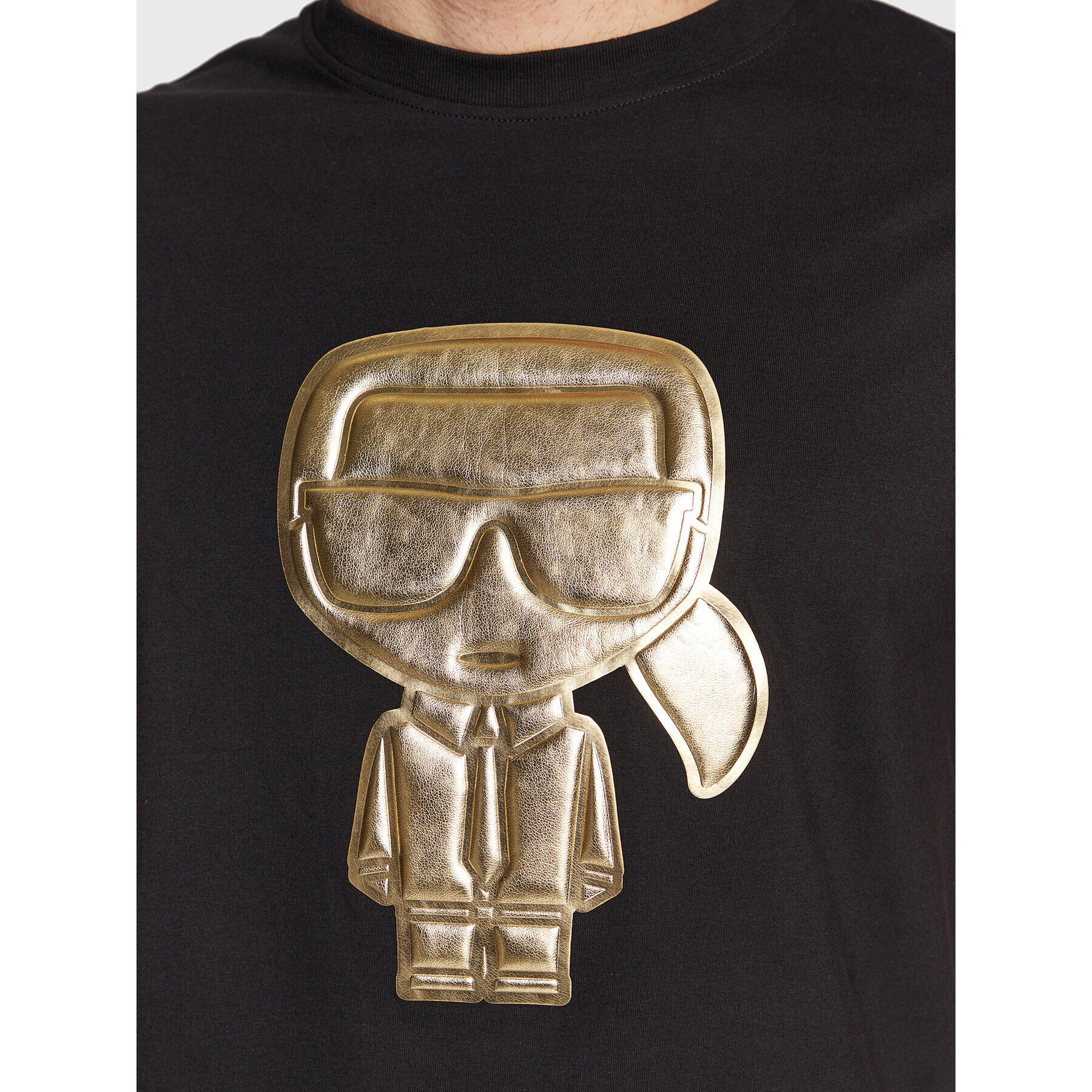 KARL LAGERFELD T-Shirt 755064 524241 Černá Regular Fit - Pepit.cz