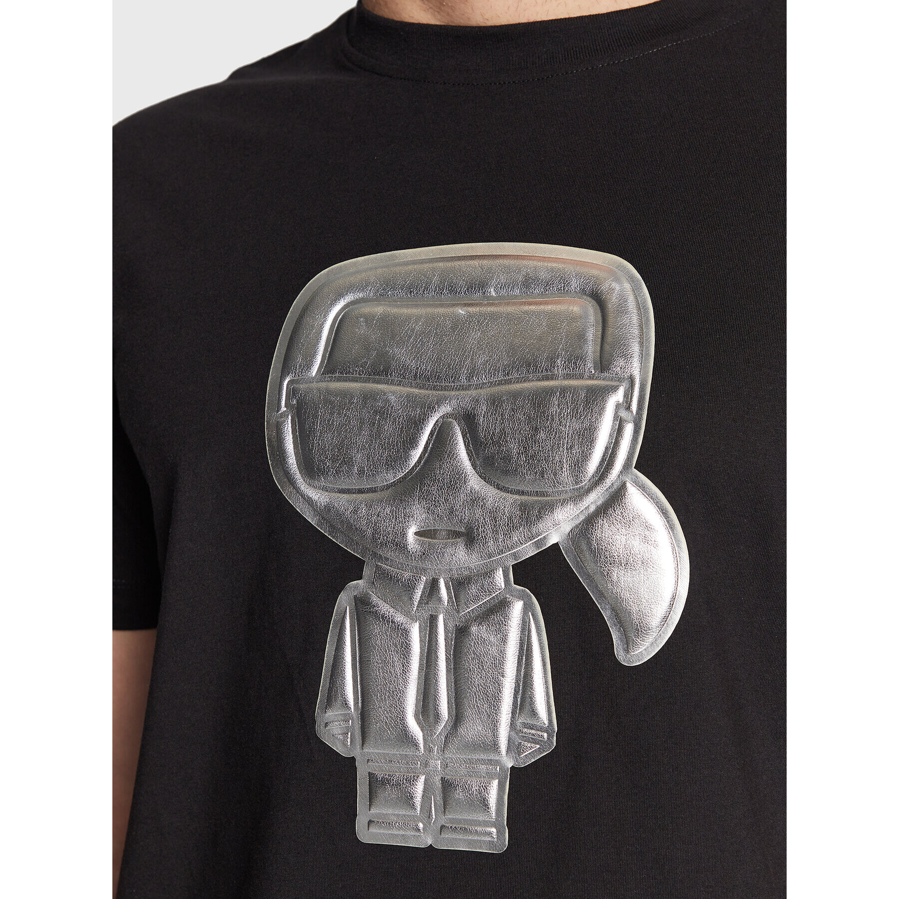 KARL LAGERFELD T-Shirt 755064 524241 Černá Regular Fit - Pepit.cz