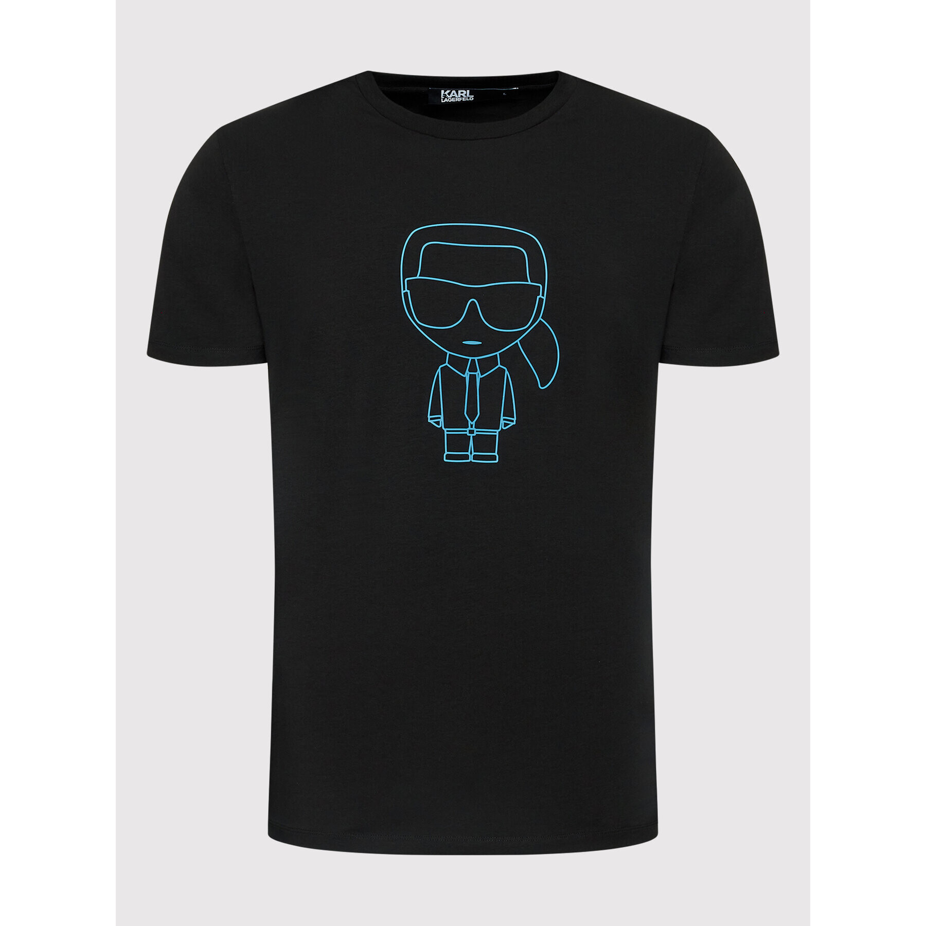 KARL LAGERFELD T-Shirt 755064 Černá Regular Fit - Pepit.cz