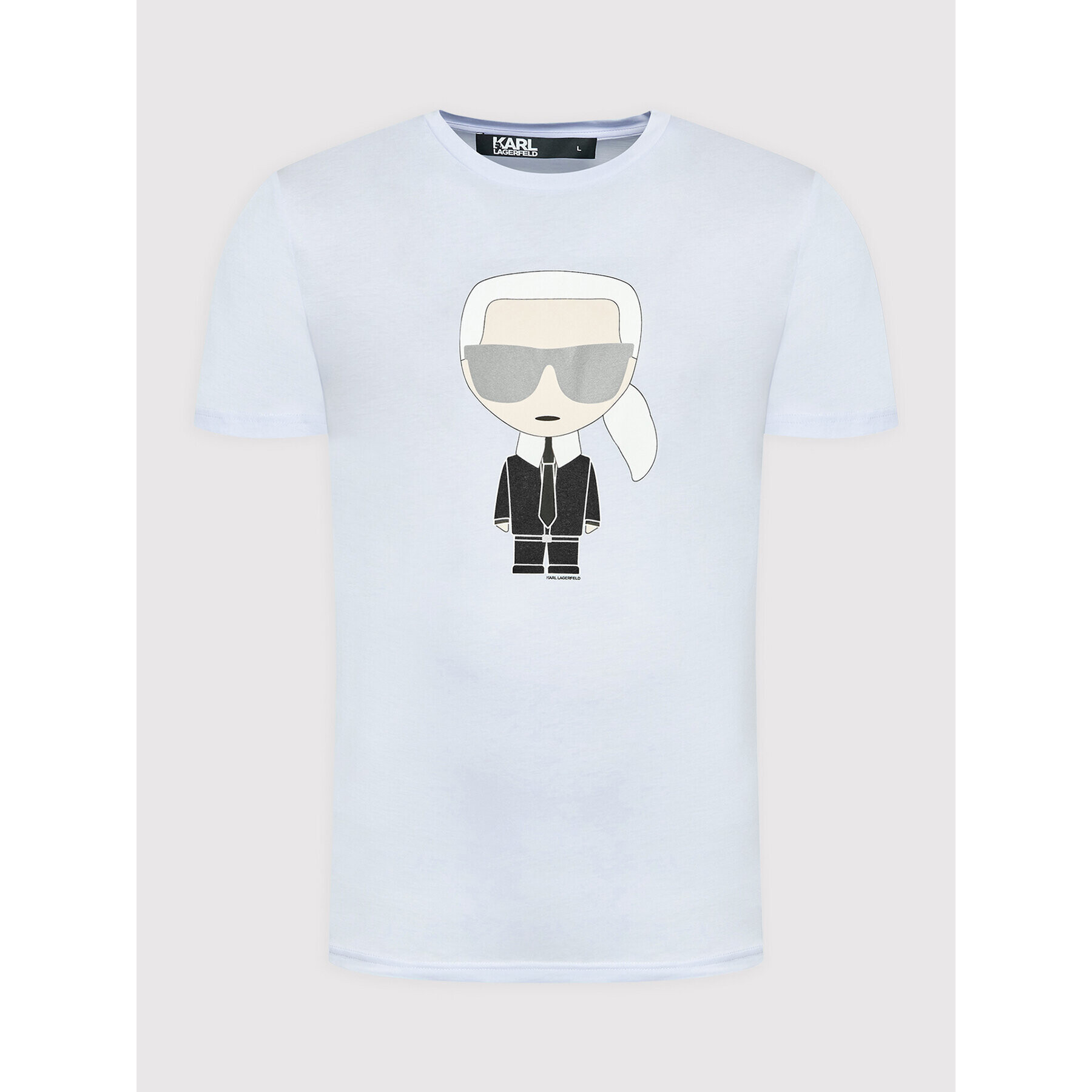 KARL LAGERFELD T-Shirt 755071 521251 Modrá Regular Fit - Pepit.cz