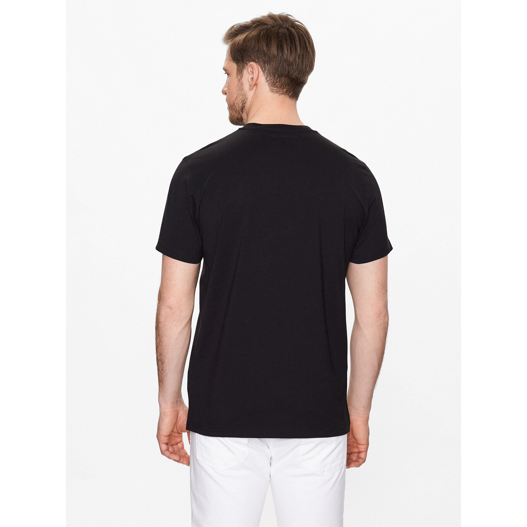 KARL LAGERFELD T-Shirt 755073 532250 Černá Regular Fit - Pepit.cz