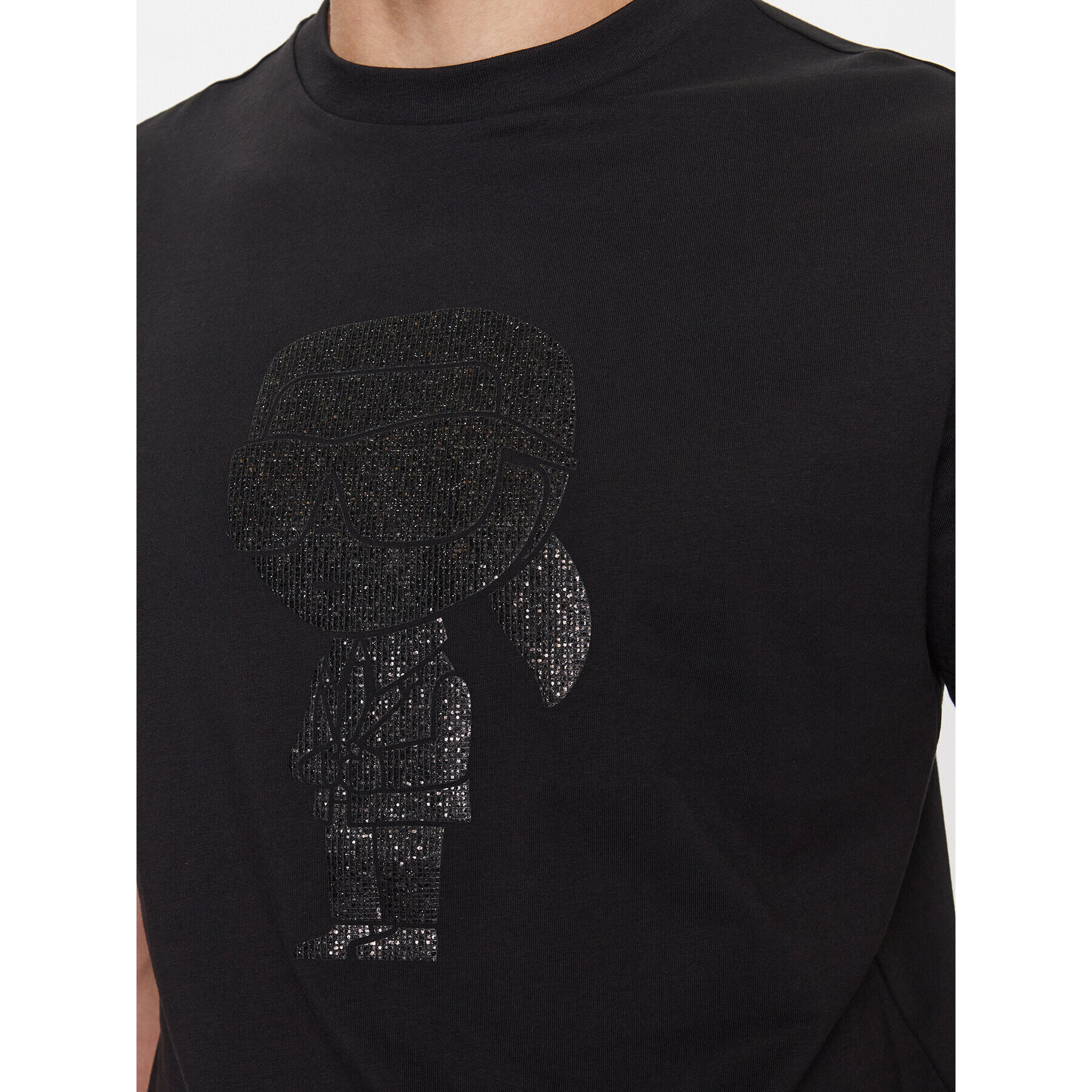 KARL LAGERFELD T-Shirt 755073 534250 Černá Regular Fit - Pepit.cz