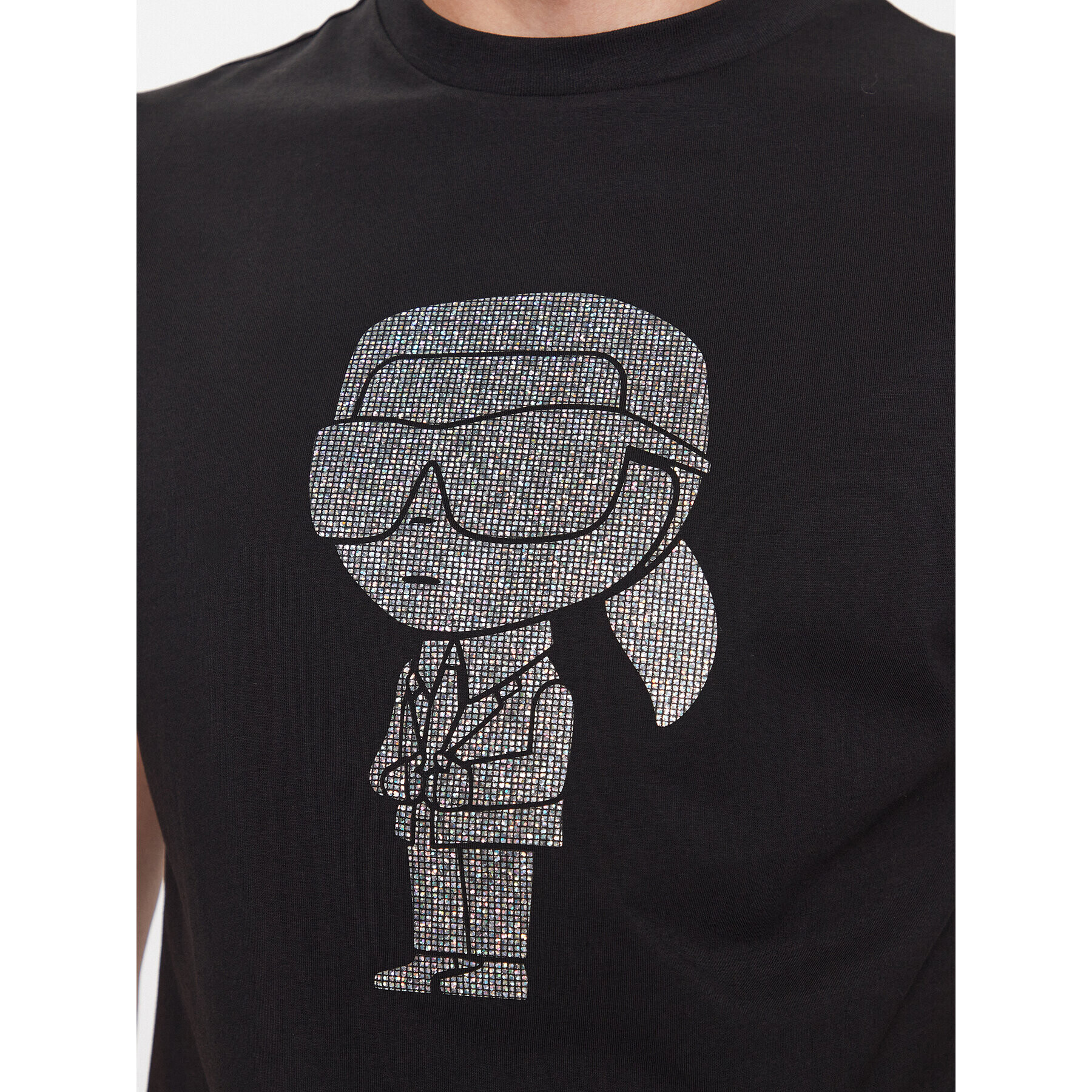 KARL LAGERFELD T-Shirt 755073 534250 Šedá Regular Fit - Pepit.cz