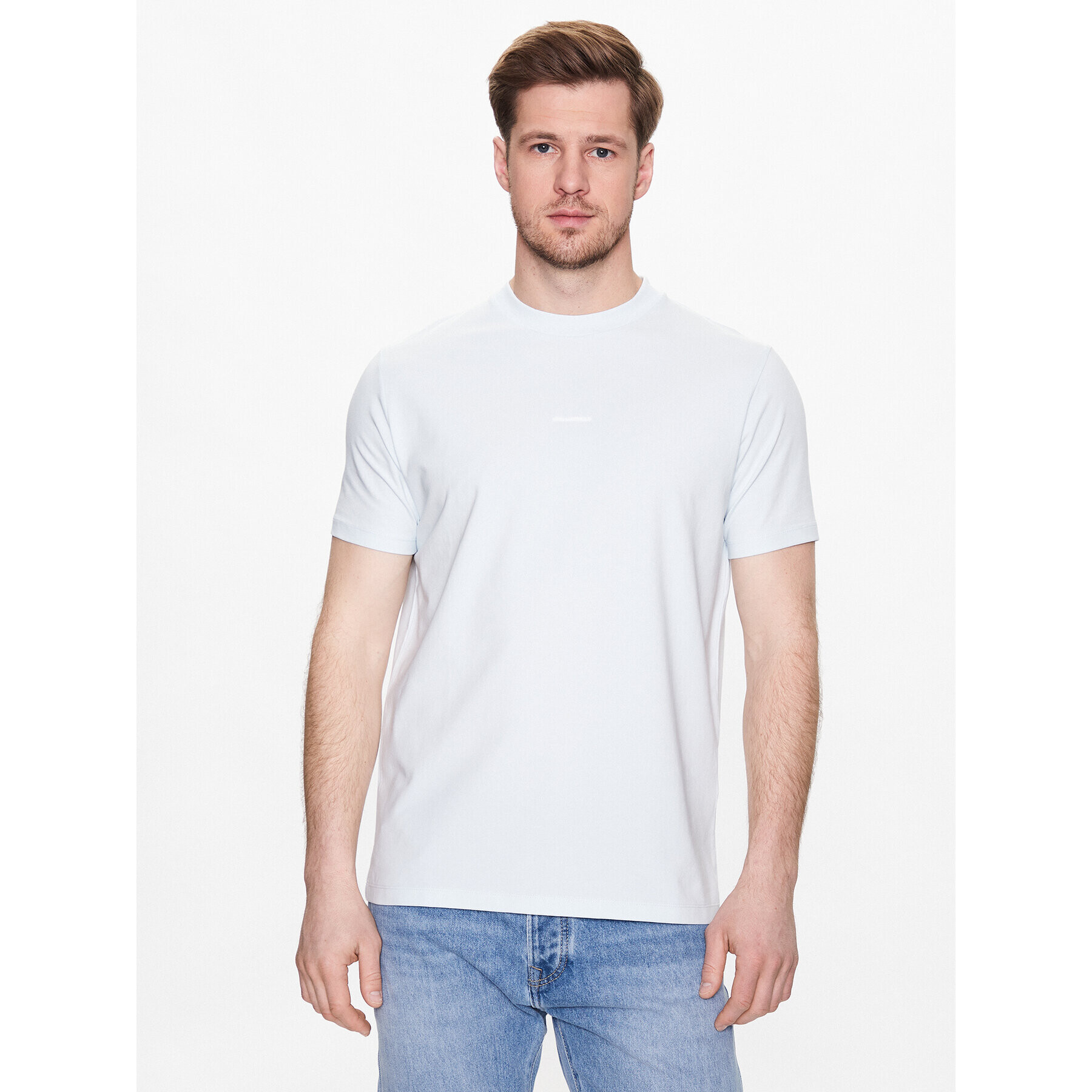 KARL LAGERFELD T-Shirt 755080 532221 Modrá Regular Fit - Pepit.cz