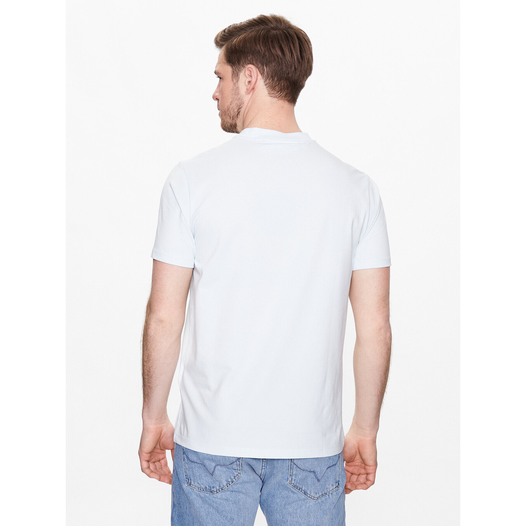 KARL LAGERFELD T-Shirt 755080 532221 Modrá Regular Fit - Pepit.cz