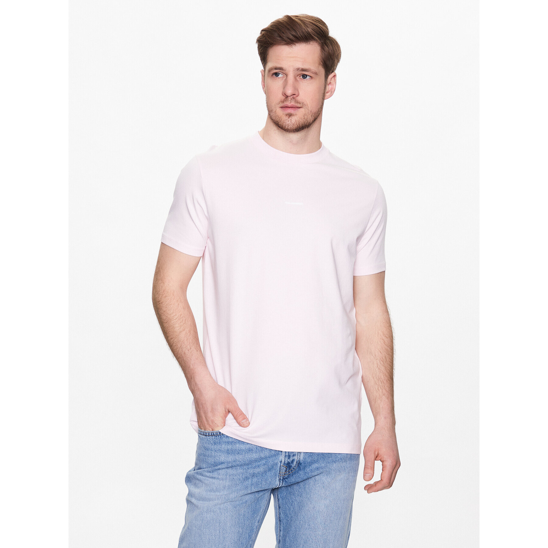 KARL LAGERFELD T-Shirt 755080 532221 Růžová Regular Fit - Pepit.cz