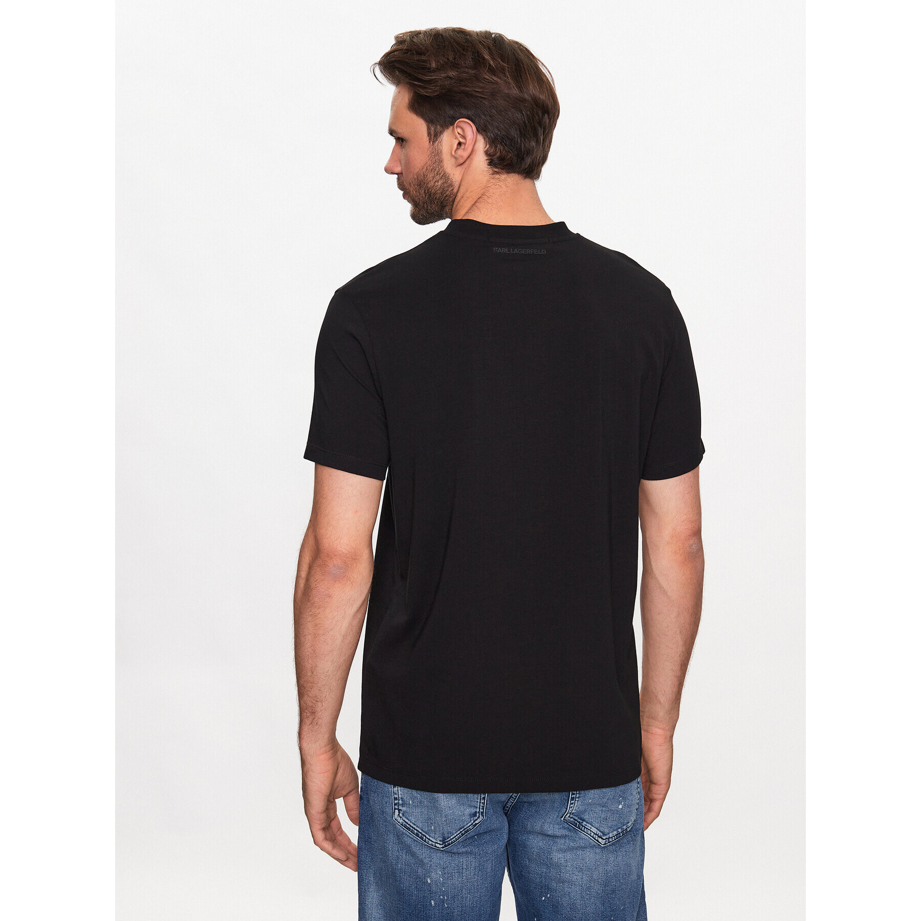 KARL LAGERFELD T-Shirt 755082 532221 Černá Regular Fit - Pepit.cz