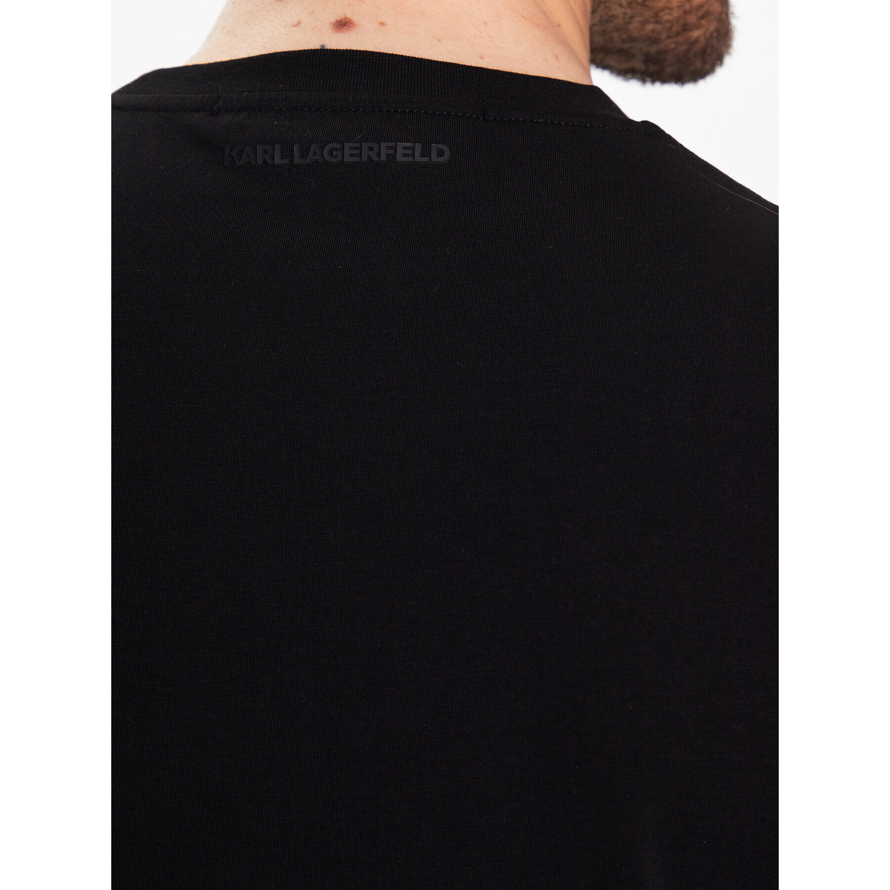 KARL LAGERFELD T-Shirt 755086 531221 Černá Regular Fit - Pepit.cz