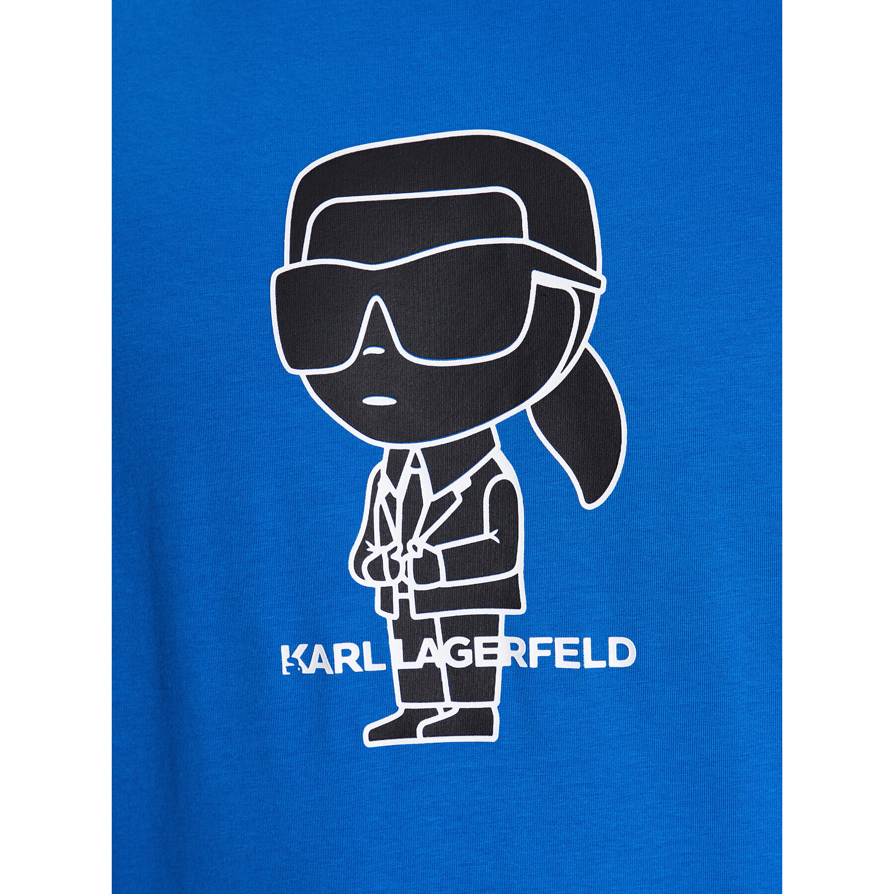 KARL LAGERFELD T-Shirt 755086 531221 Modrá Regular Fit - Pepit.cz