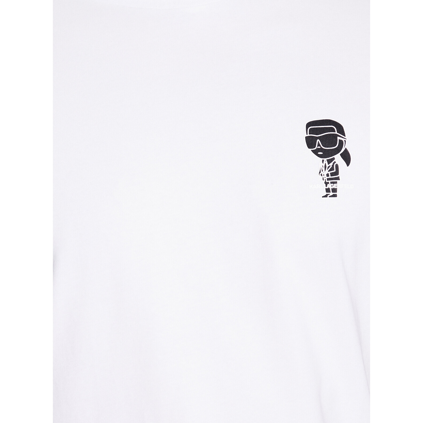 KARL LAGERFELD T-Shirt 755090 531221 Bílá Regular Fit - Pepit.cz