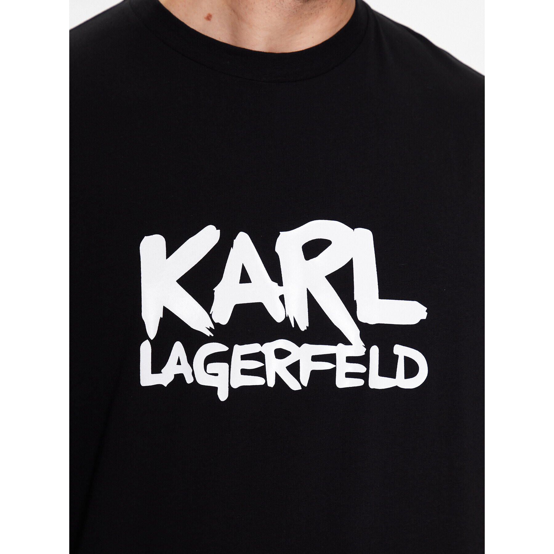 KARL LAGERFELD T-Shirt 755280 531221 Černá Regular Fit - Pepit.cz