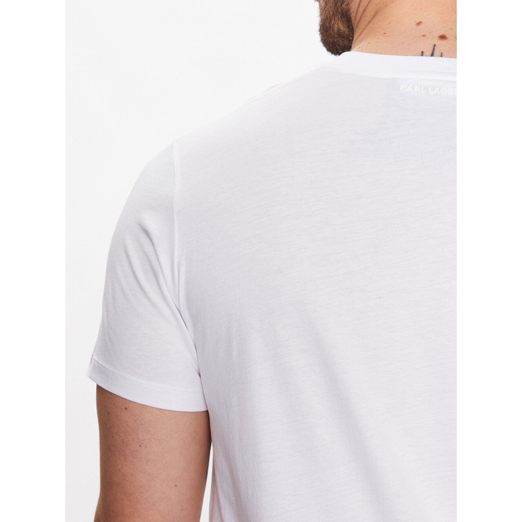 KARL LAGERFELD T-Shirt 755400 531224 Bílá Regular Fit - Pepit.cz