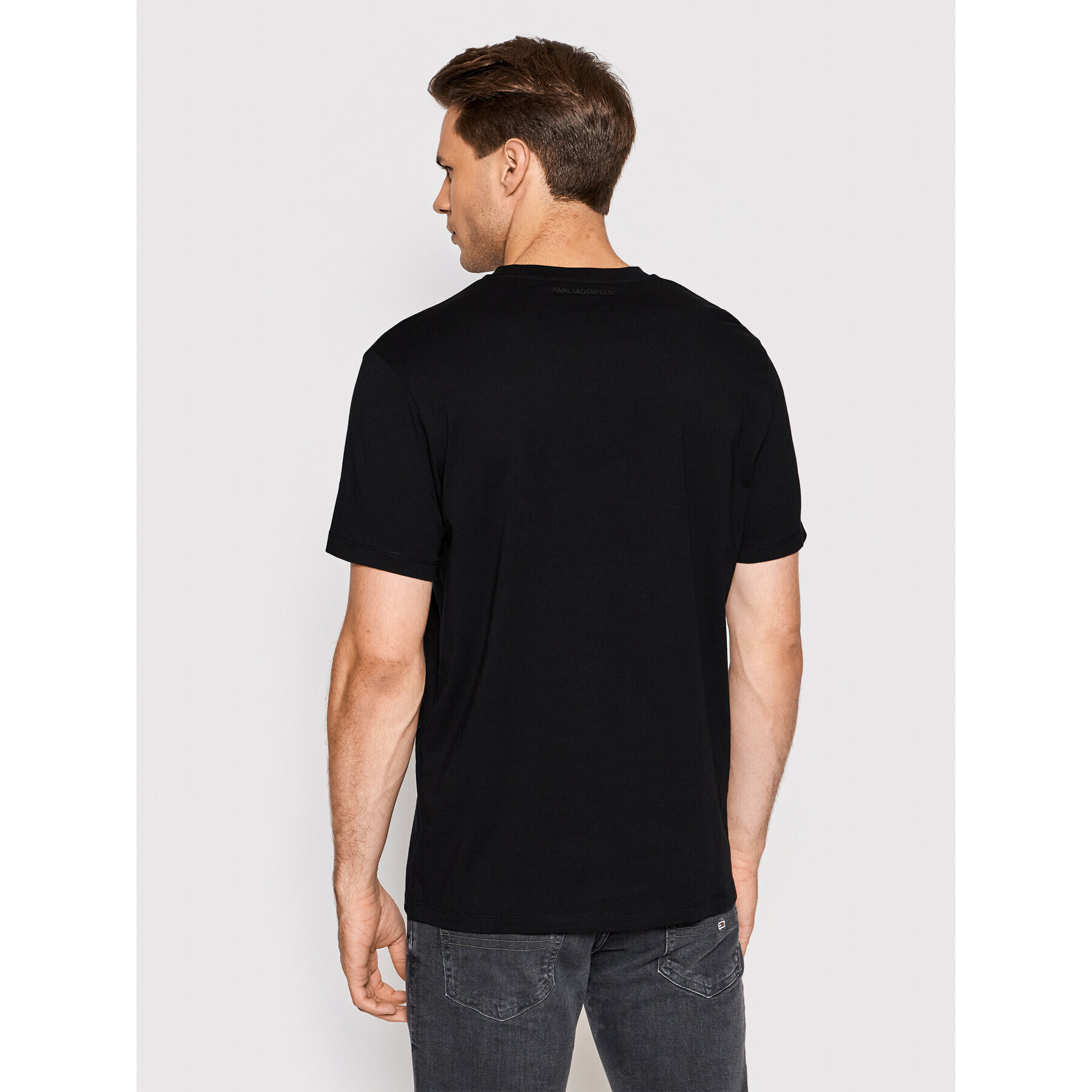 KARL LAGERFELD T-Shirt 755401 523224 Černá Regular Fit - Pepit.cz