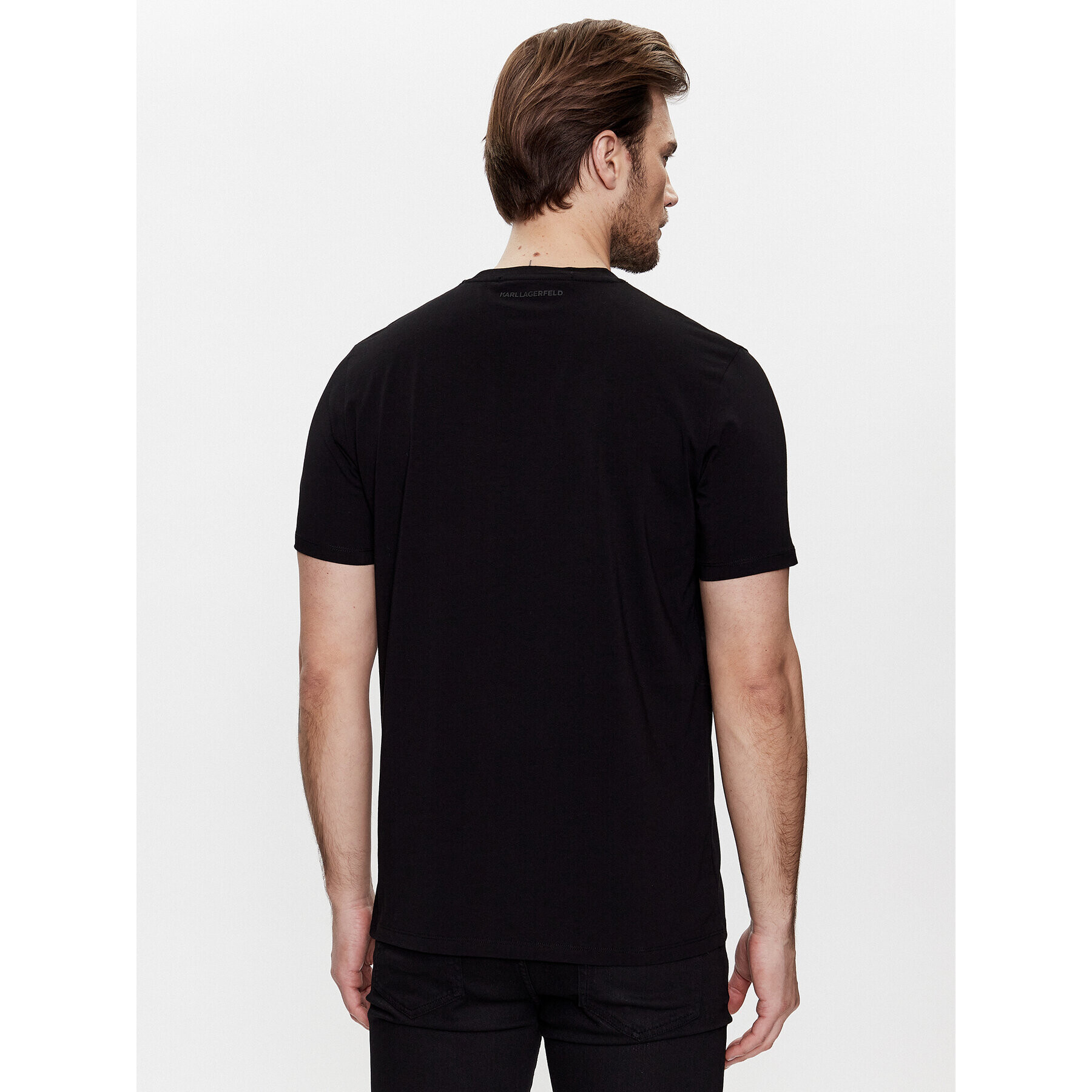 KARL LAGERFELD T-Shirt 755403 531221 Černá Regular Fit - Pepit.cz