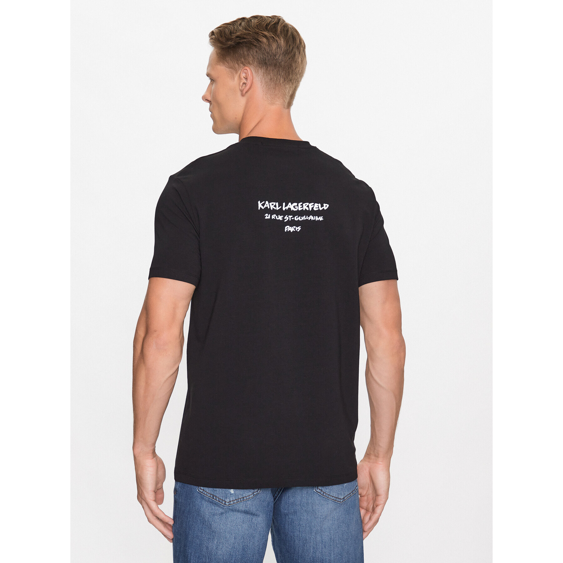 KARL LAGERFELD T-Shirt 755404 533221 Černá Regular Fit - Pepit.cz