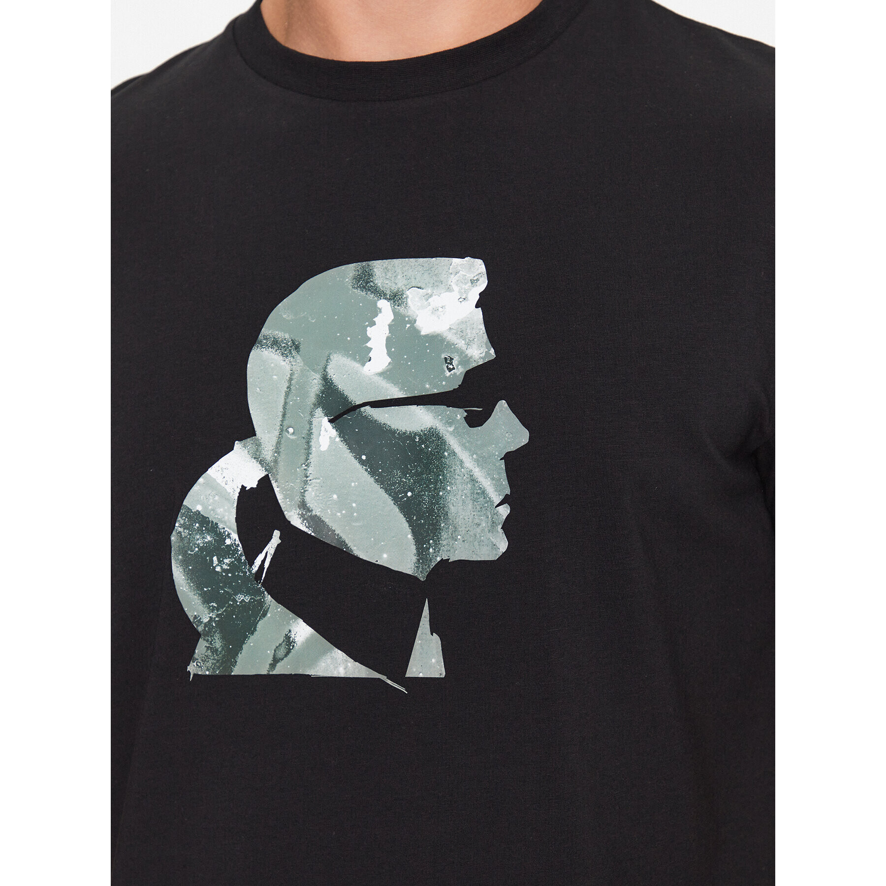 KARL LAGERFELD T-Shirt 755404 533221 Černá Regular Fit - Pepit.cz