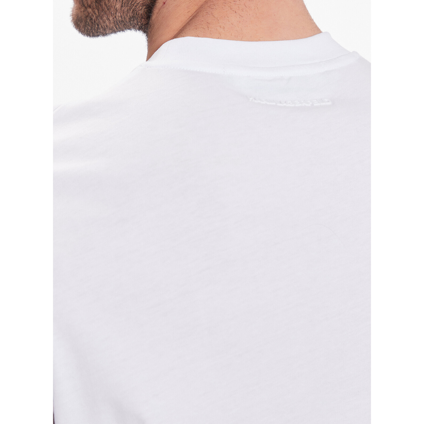 KARL LAGERFELD T-Shirt Crew Neck 755053 532224 Bílá Regular Fit - Pepit.cz