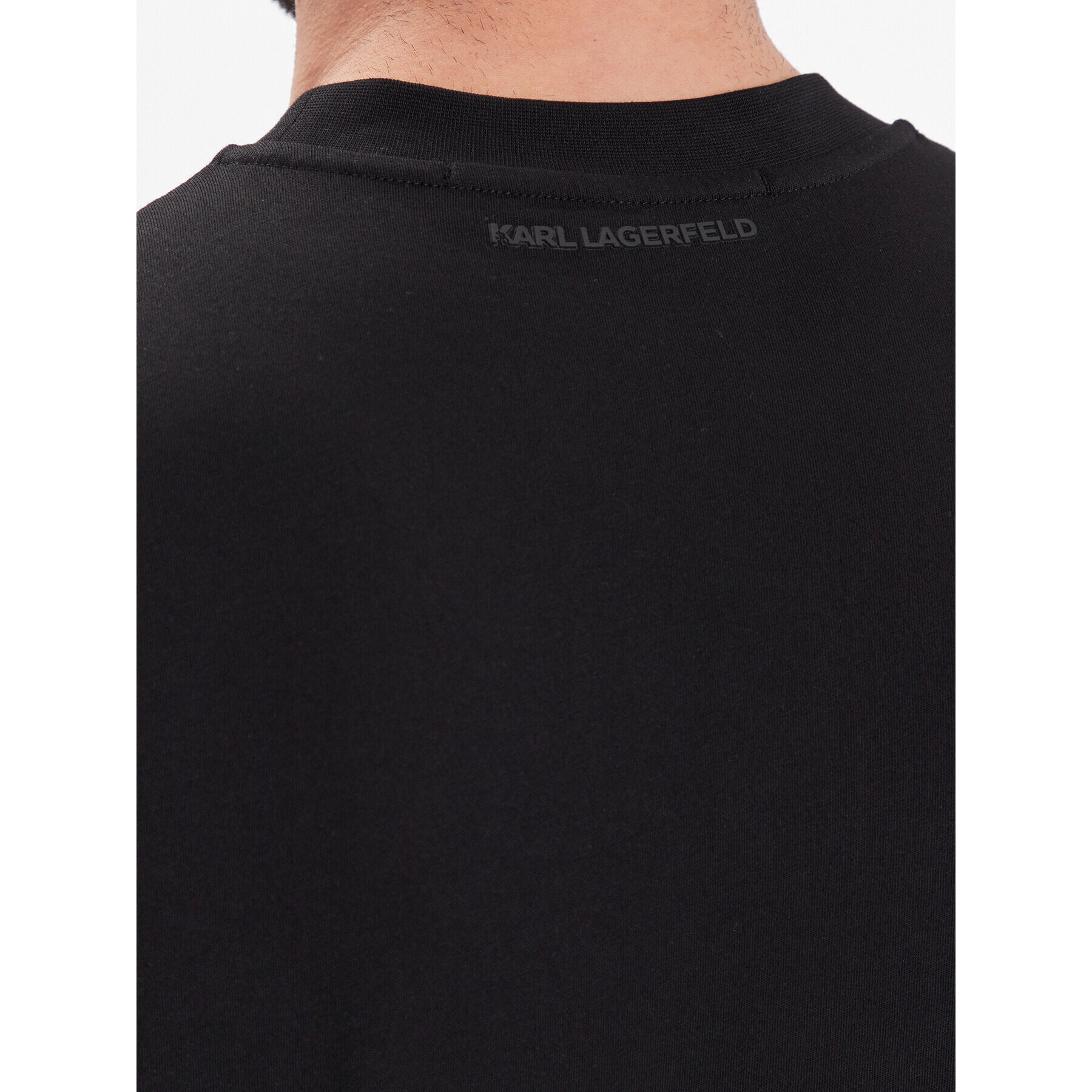 KARL LAGERFELD T-Shirt Crew Neck 755053 532224 Černá Regular Fit - Pepit.cz