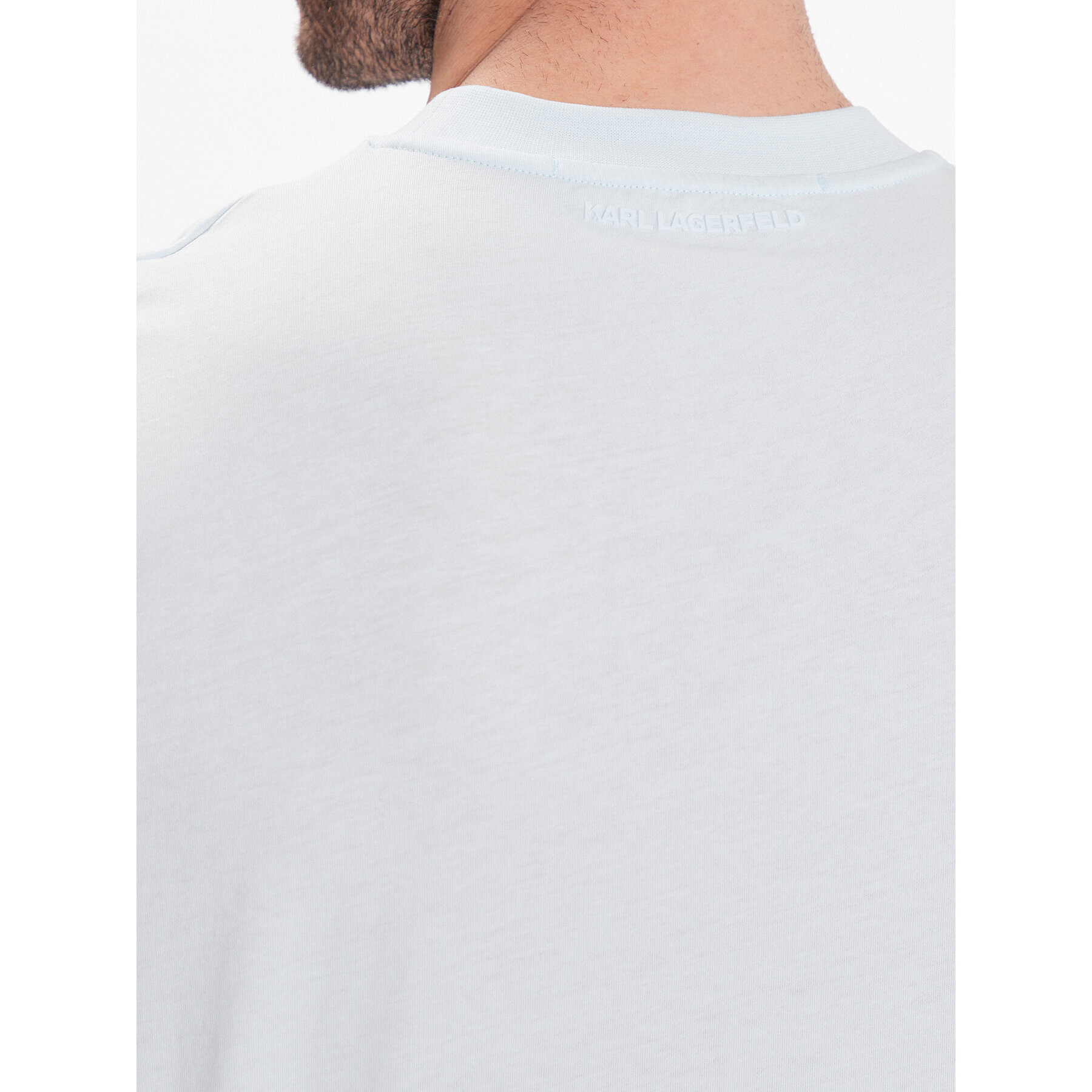 KARL LAGERFELD T-Shirt Crew Neck 755053 532224 Modrá Regular Fit - Pepit.cz