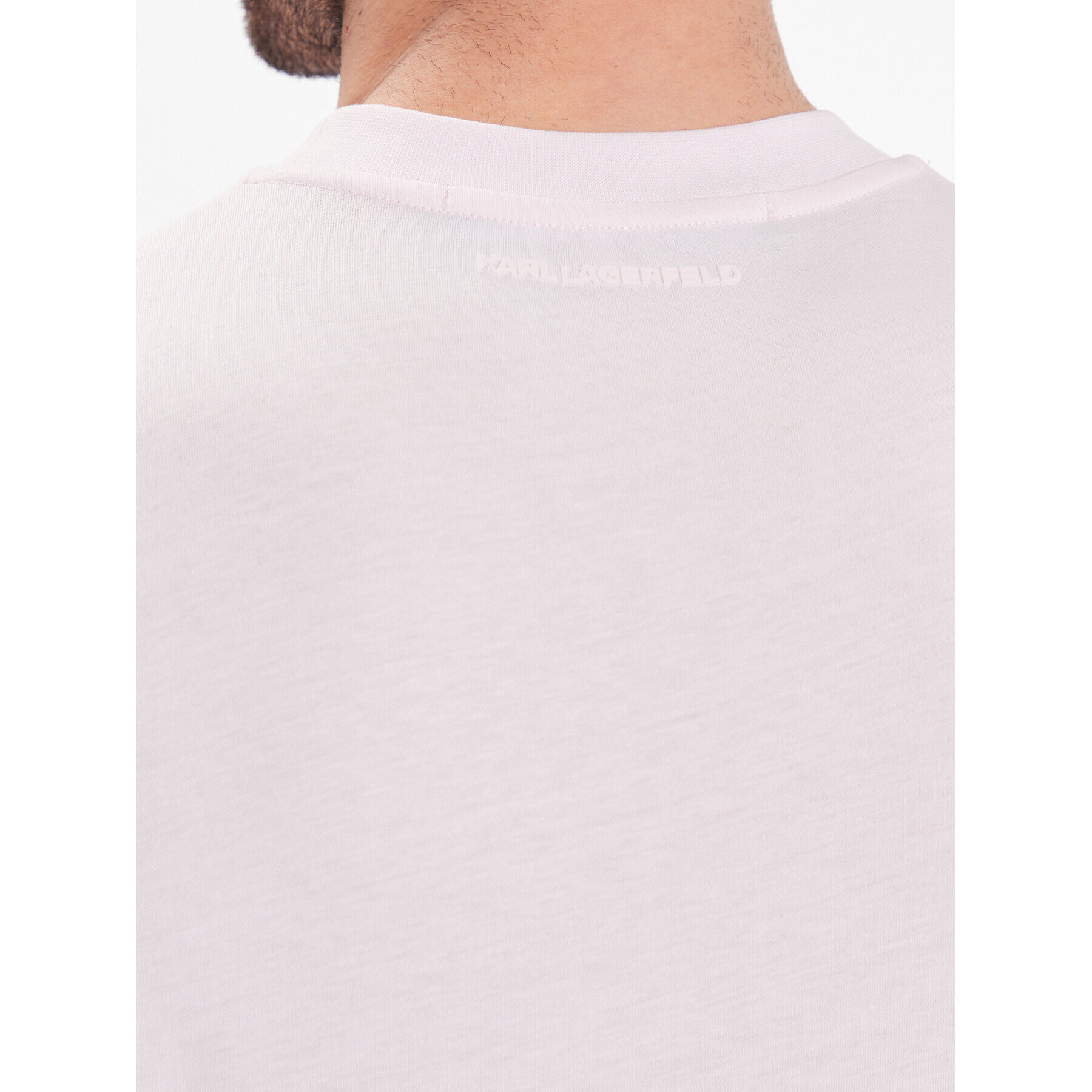 KARL LAGERFELD T-Shirt Crew Neck 755053 532224 Růžová Regular Fit - Pepit.cz