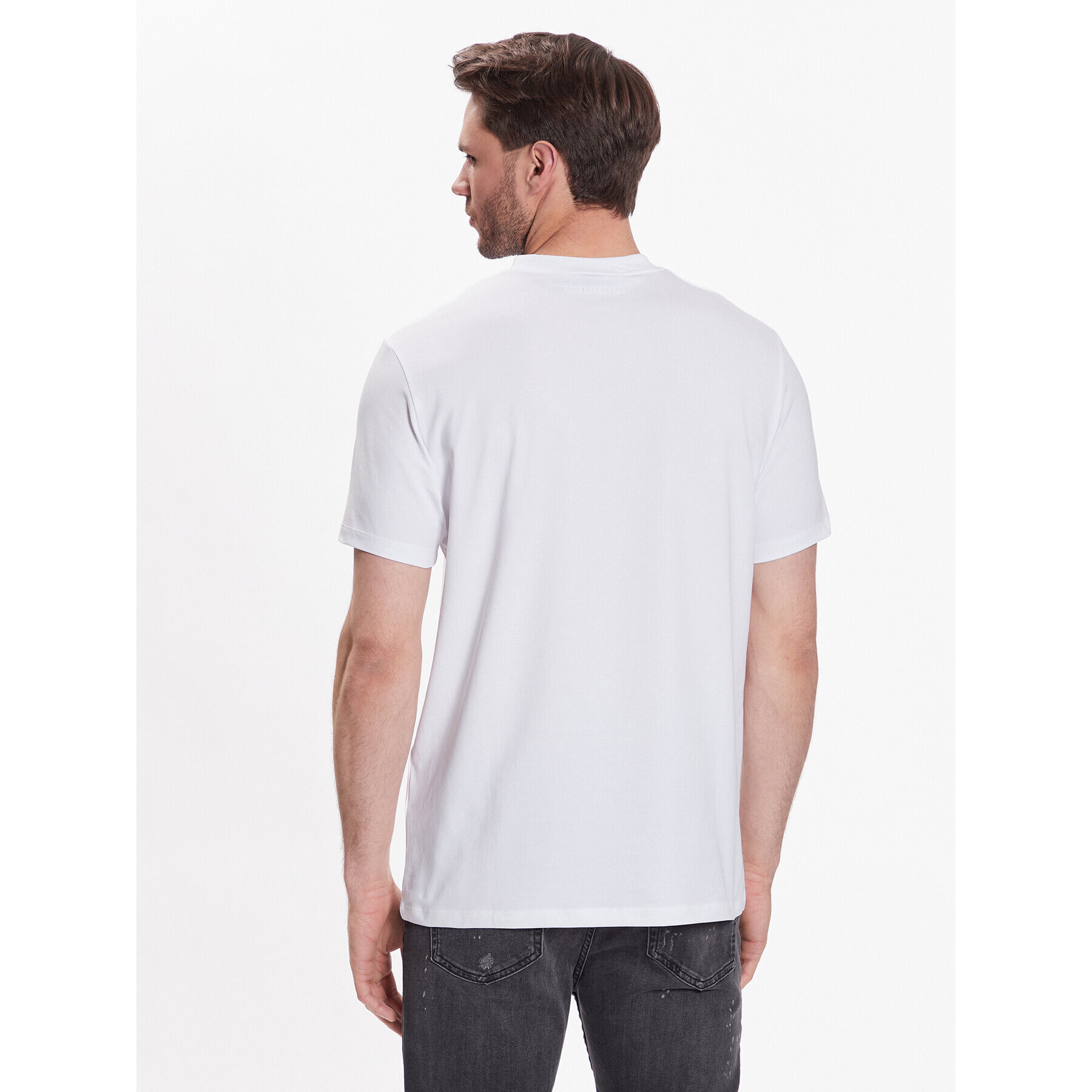 KARL LAGERFELD T-Shirt Crew Neck 755059 532221 Bílá Regular Fit - Pepit.cz