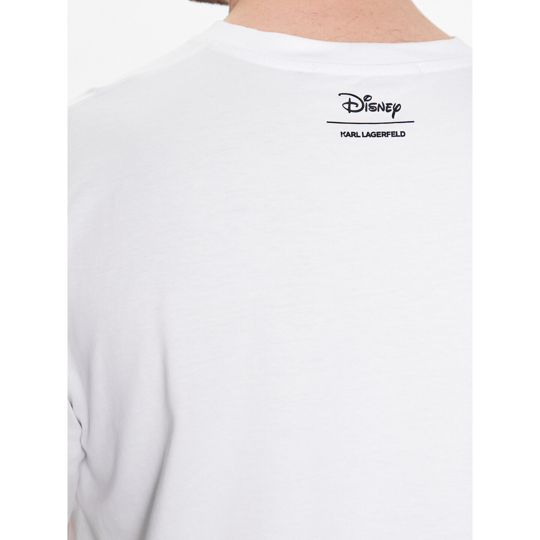 KARL LAGERFELD T-Shirt DISNEY Logo 755097 532270 Bílá Regular Fit - Pepit.cz