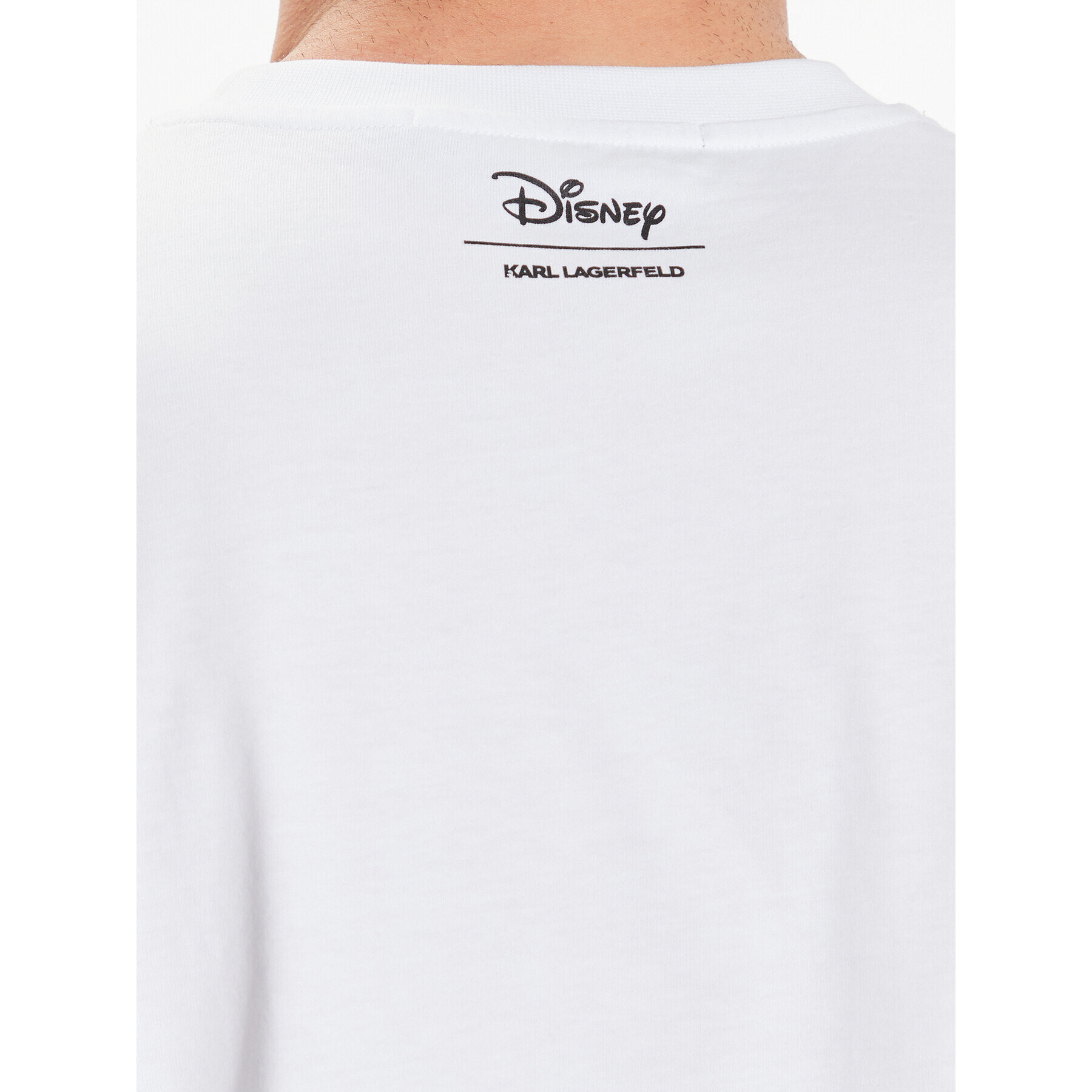 KARL LAGERFELD T-Shirt DISNEY Pocket Logo 755098 532270 Bílá Regular Fit - Pepit.cz