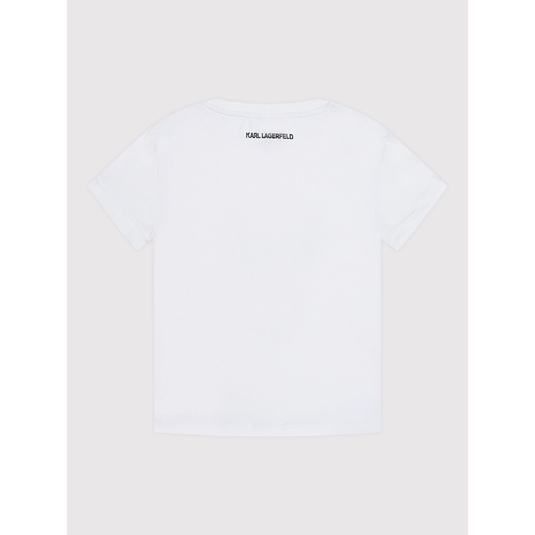 KARL LAGERFELD T-Shirt Z15330 S Bílá Regular Fit - Pepit.cz