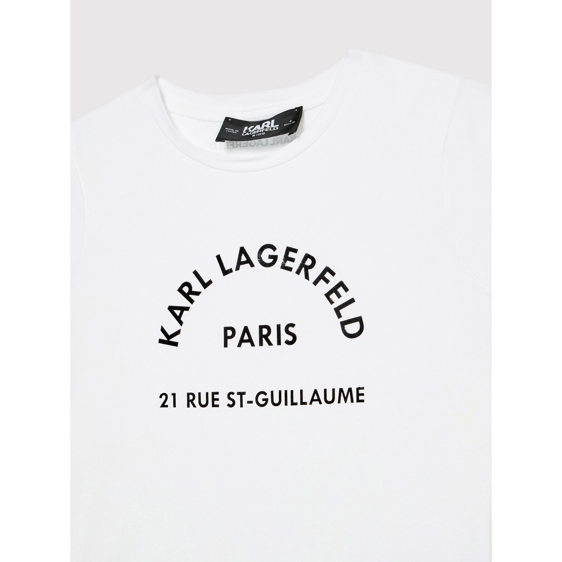 KARL LAGERFELD T-Shirt Z15351 M Bílá Regular Fit - Pepit.cz