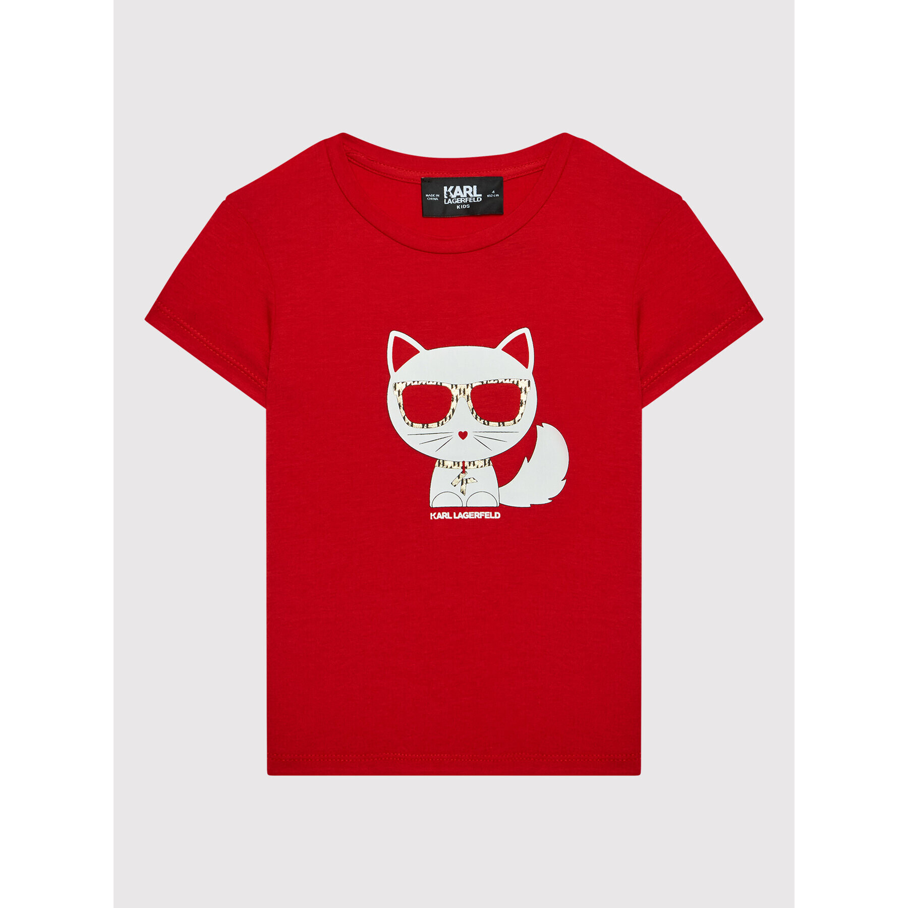 KARL LAGERFELD T-Shirt Z15353 M Červená Regular Fit - Pepit.cz