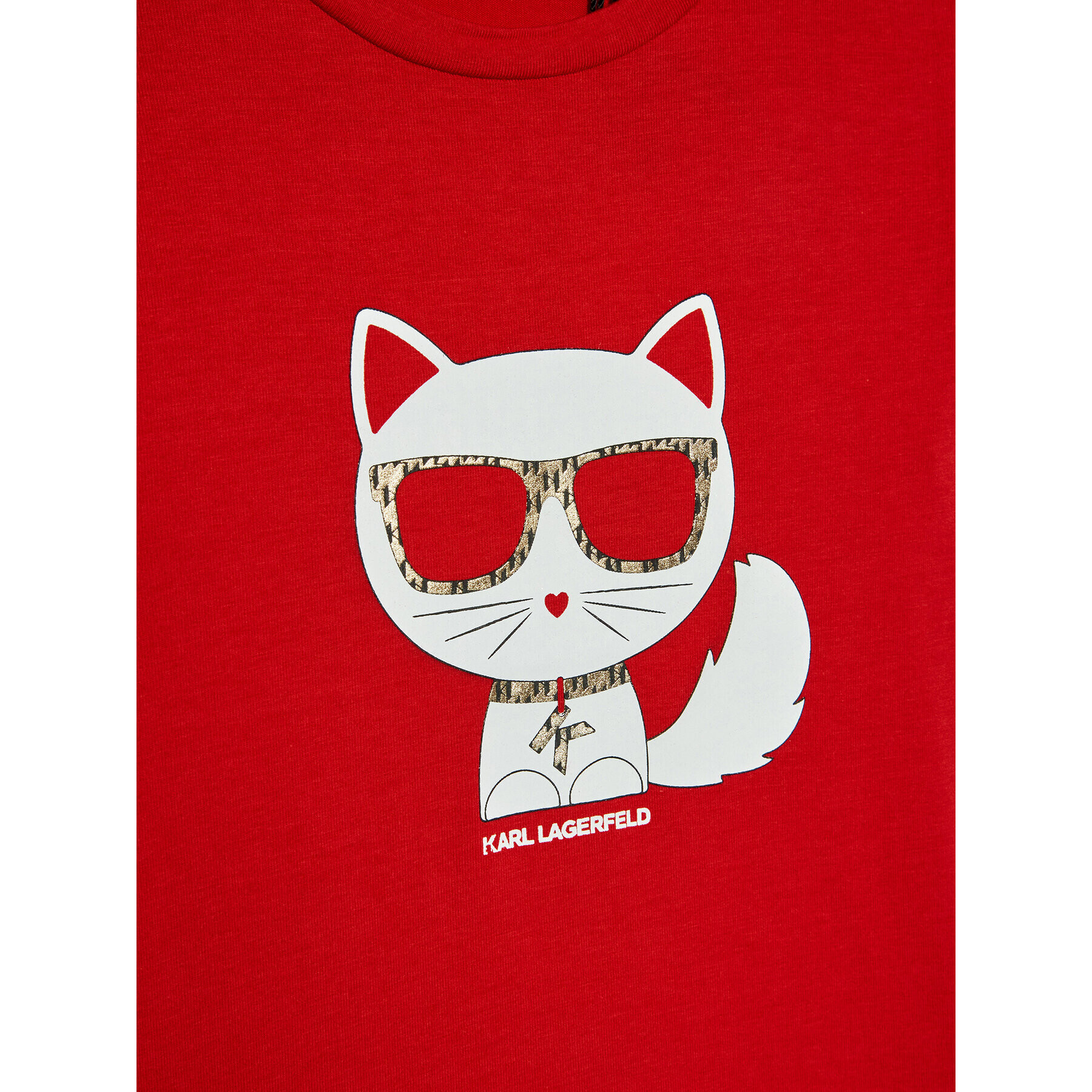 KARL LAGERFELD T-Shirt Z15353 M Červená Regular Fit - Pepit.cz